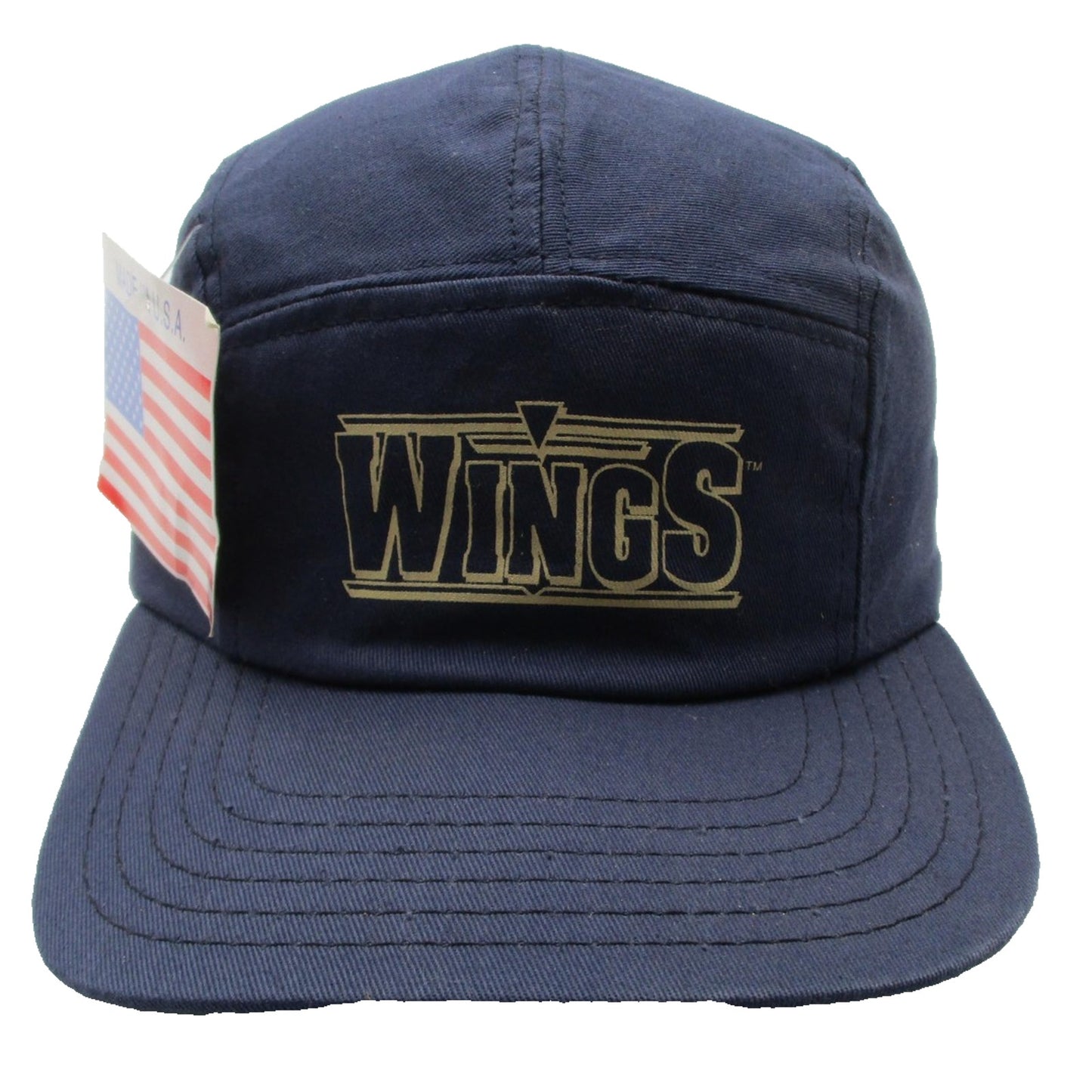 Vintage Discovery Channel Wings Hat Cap Strap Back Mens One Size Blue Usa Nwt