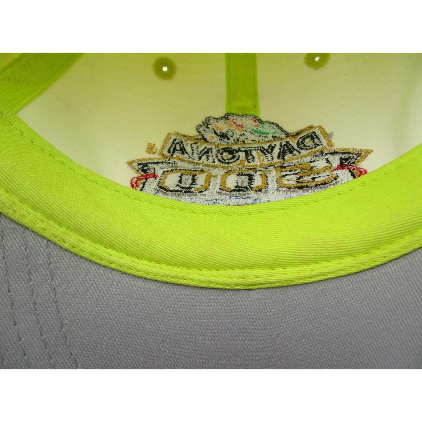 Vintage Daytona 500 Hat Cap Snap Back One Size Yellow Nascar Twins Enterprise