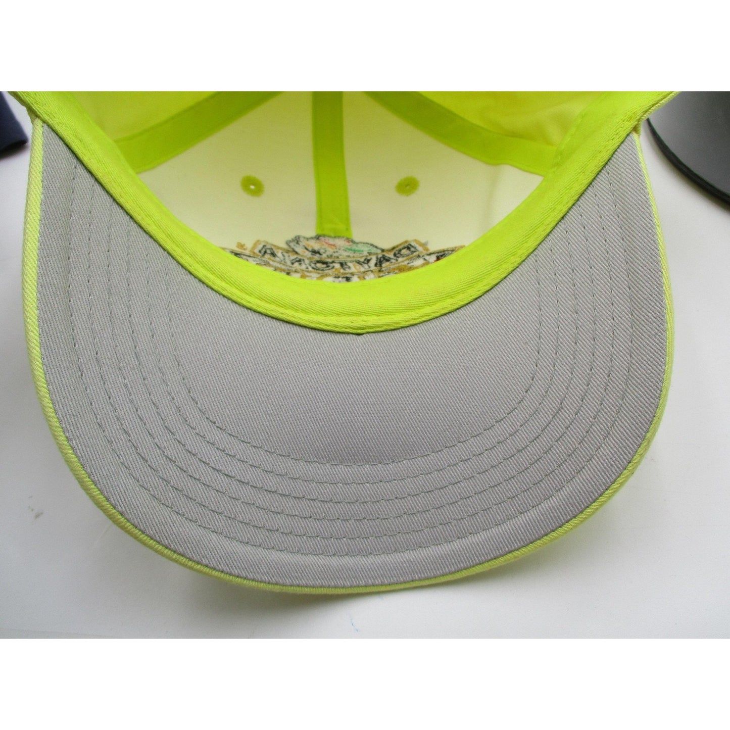 Vintage Daytona 500 Hat Cap Snap Back One Size Yellow Nascar Twins Enterprise