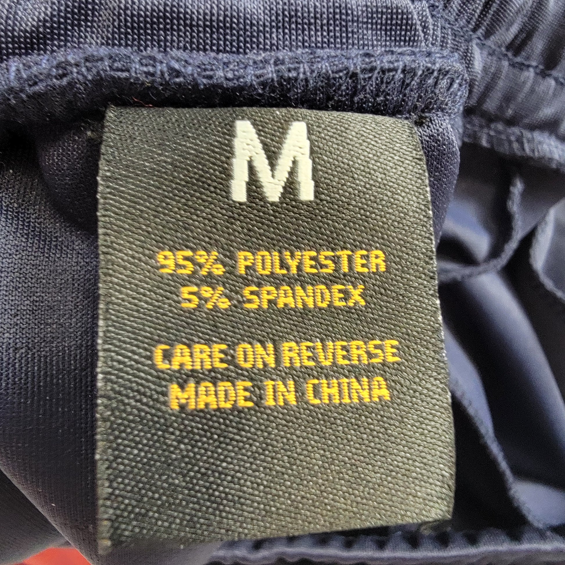 Royal Blue Mens Track Pants Medium Navy Burgundy Yellow Side Stripe NWT3