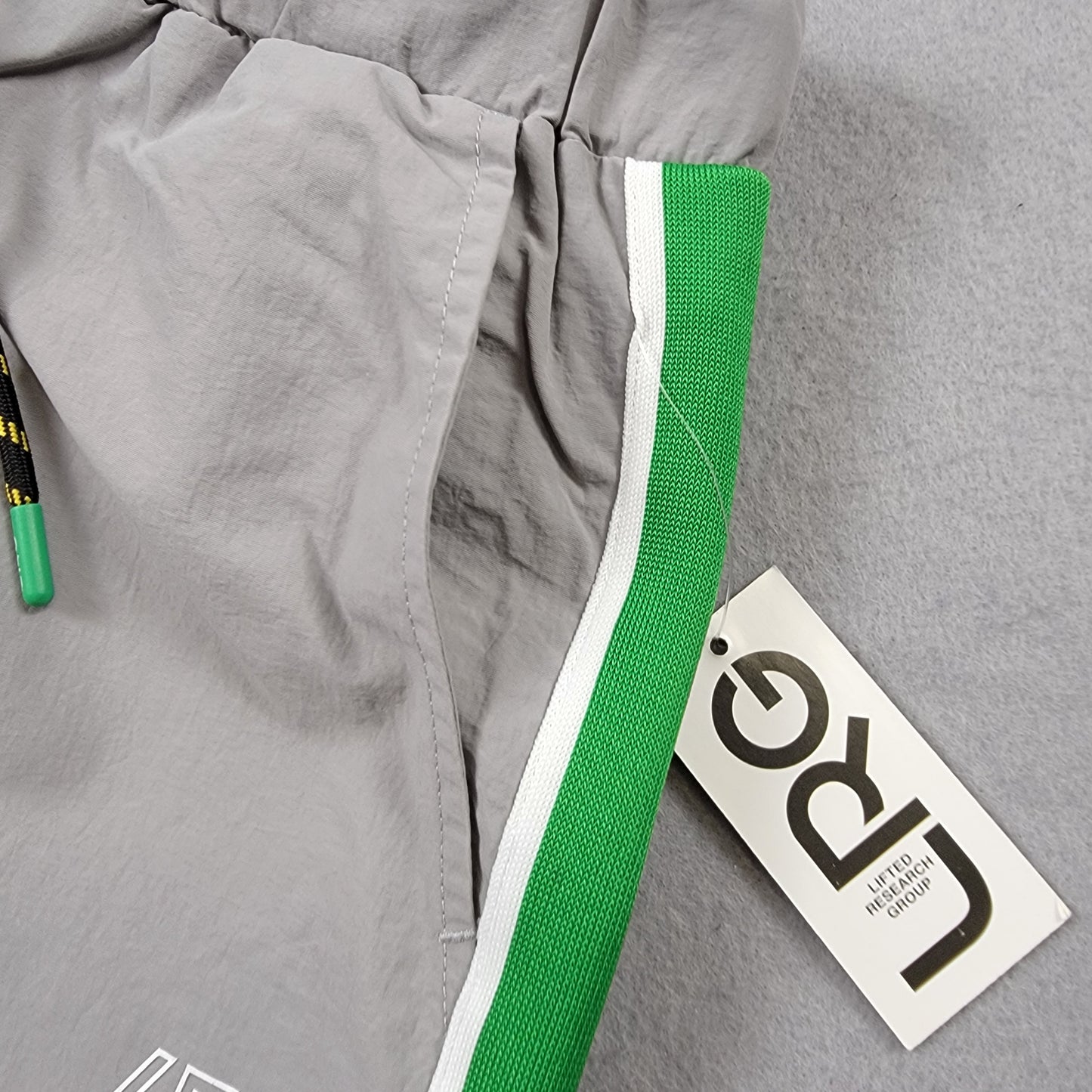 LRG Lifted Research Group Mens Track Jogger Pants Medium Gray Green NWT12