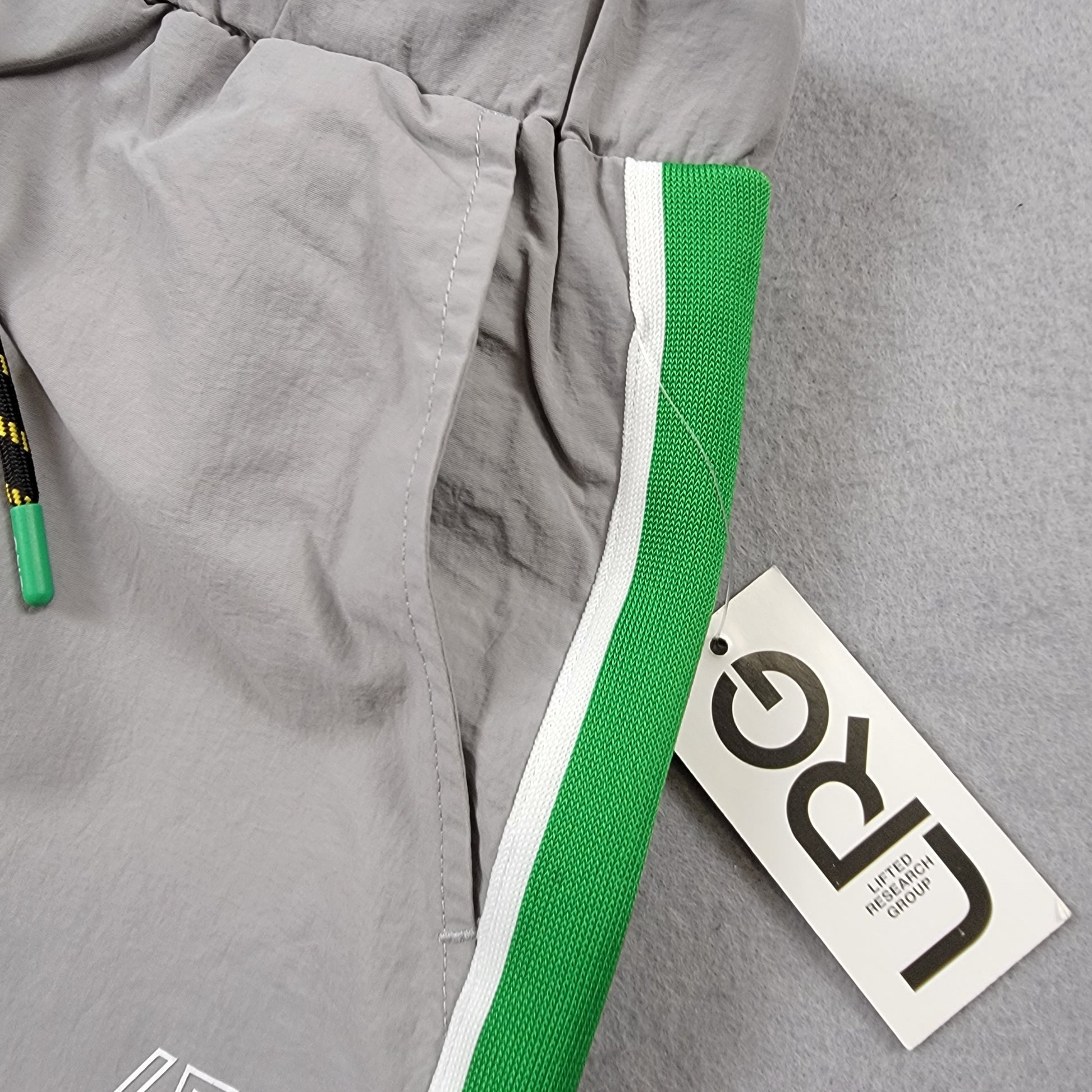 LRG Lifted Research Group Mens Track Jogger Pants Medium Gray Green NWT12