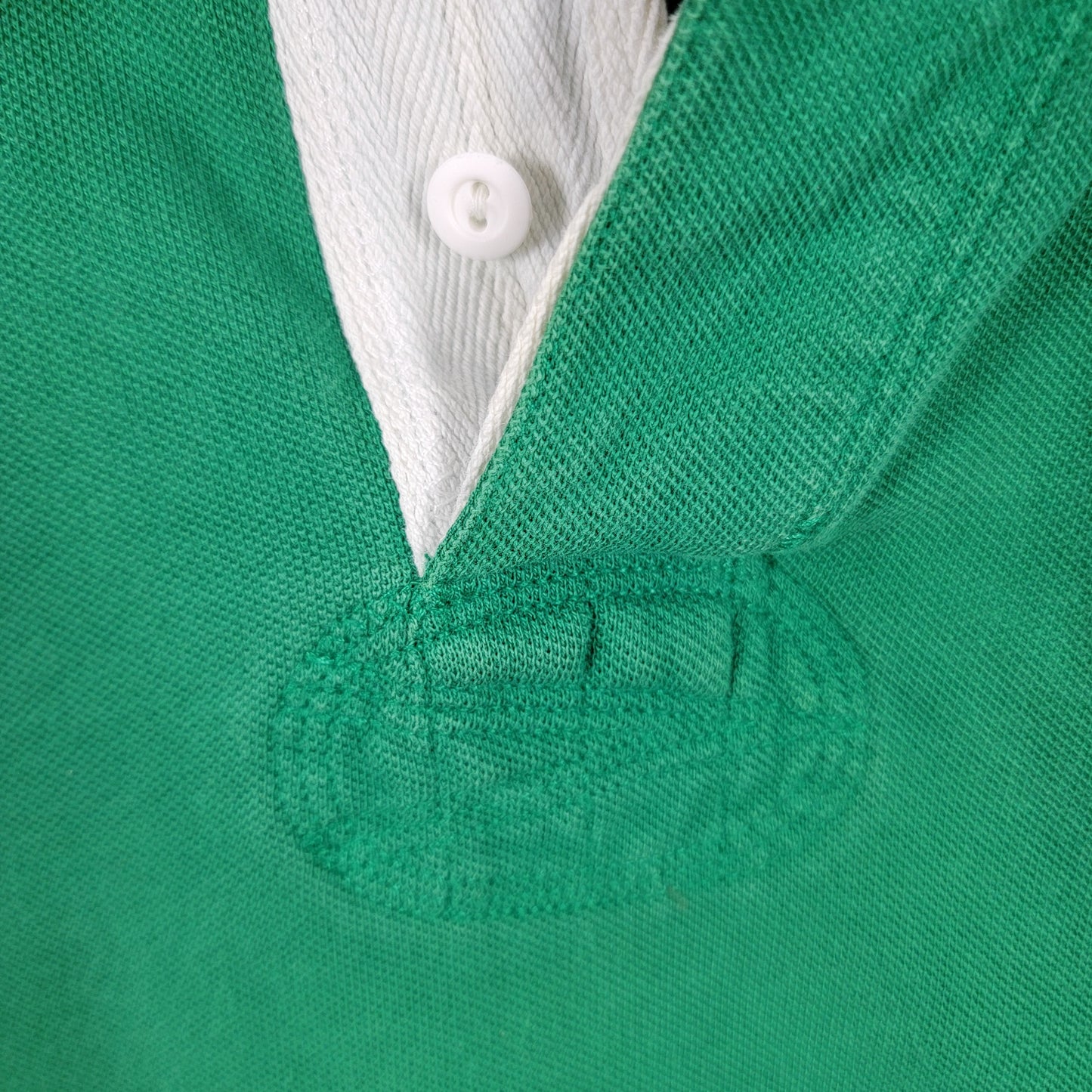 Polo Ralph Lauren Big Pony Shirt Mens L Green Navy Blue Orange Crest Polo Y2K4