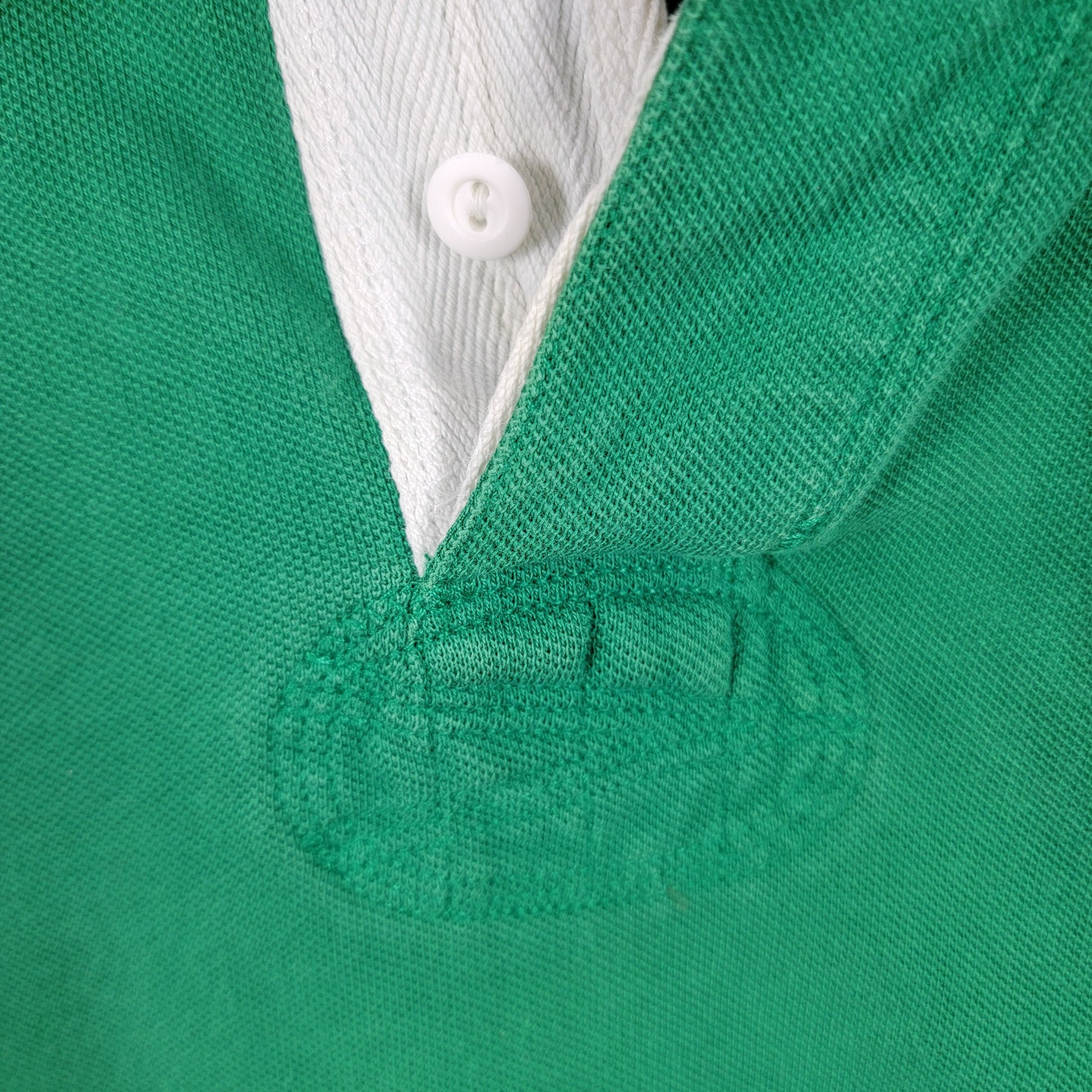 Polo Ralph Lauren Big Pony Shirt Mens L Green Navy Blue Orange Crest Polo Y2K4