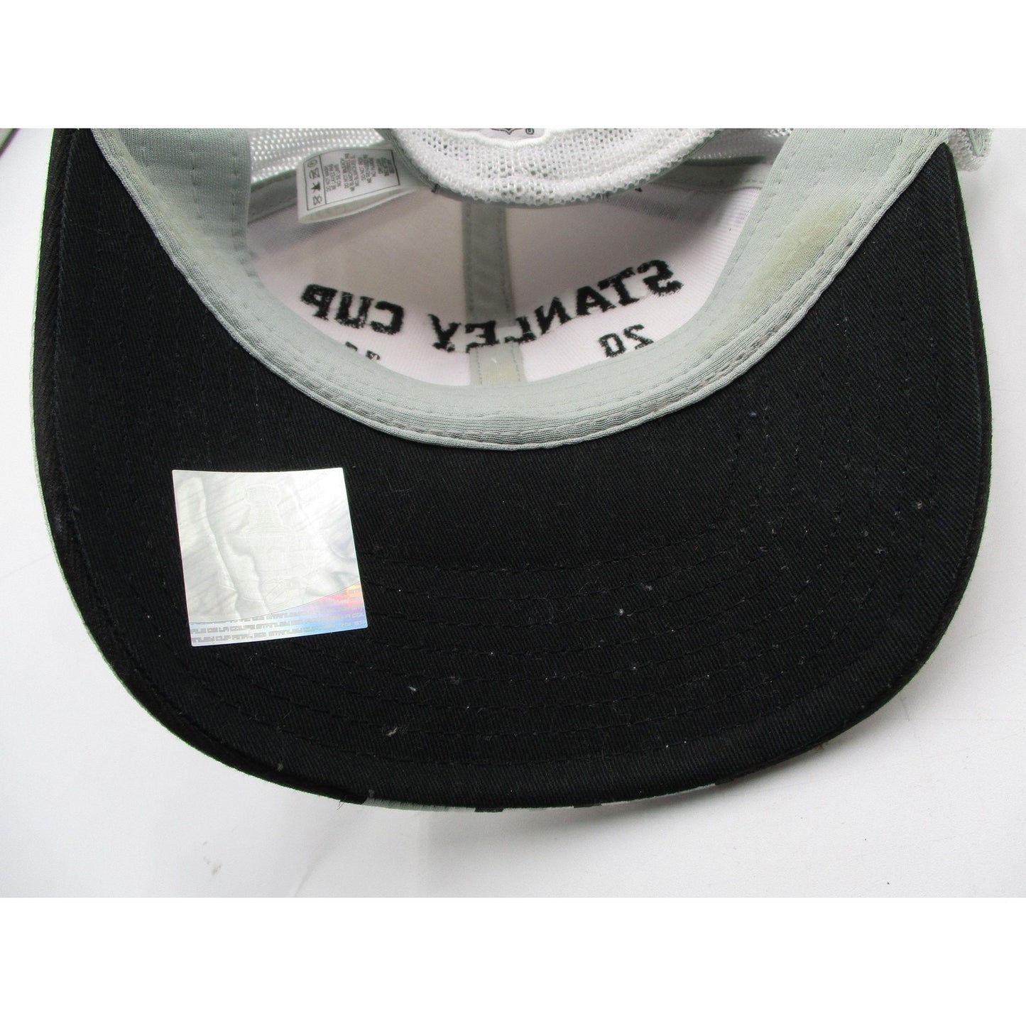 Boston Bruins Hat Cap Fitted One Size White Nhl Hockey Mens Stanley Cup Reebok