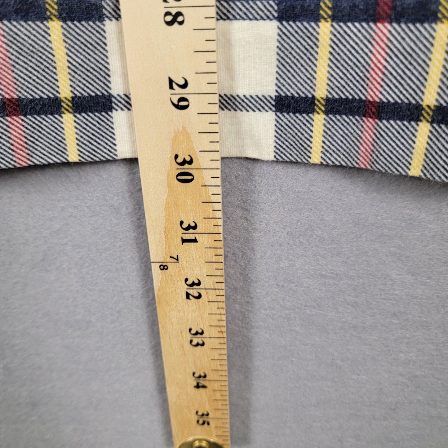 Vintage Tommy Hilfiger Shirt Mens L Plaid Heavy Cotton Polo Lion Crest 90s Used9