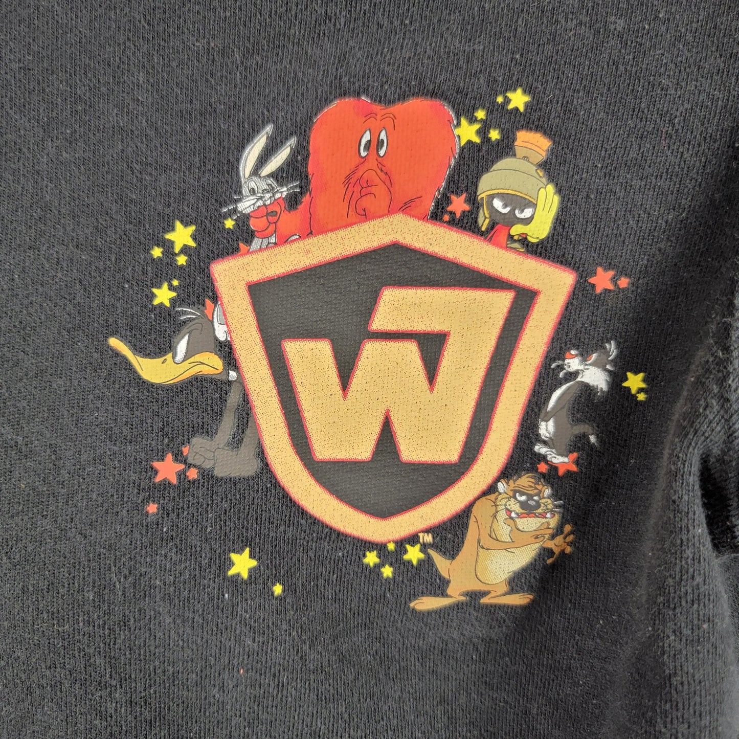 Uniqlo UT x Warner Bros Looney Tunes Kids Hoodie Size 11-12 Black Preowned (44)