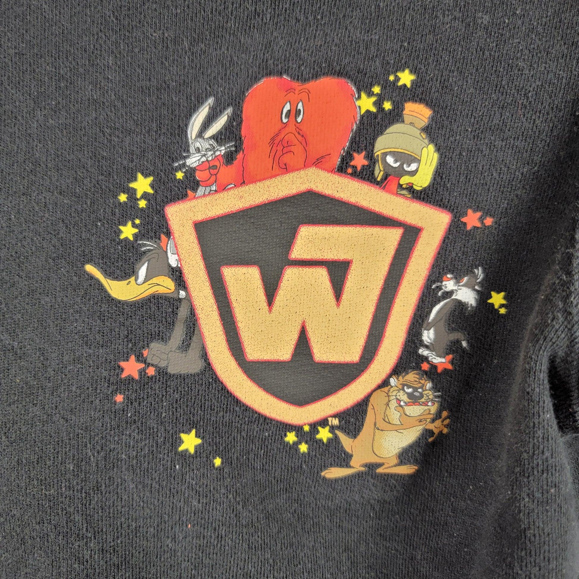 Uniqlo UT x Warner Bros Looney Tunes Kids Hoodie Size 11-12 Black Preowned (44)2