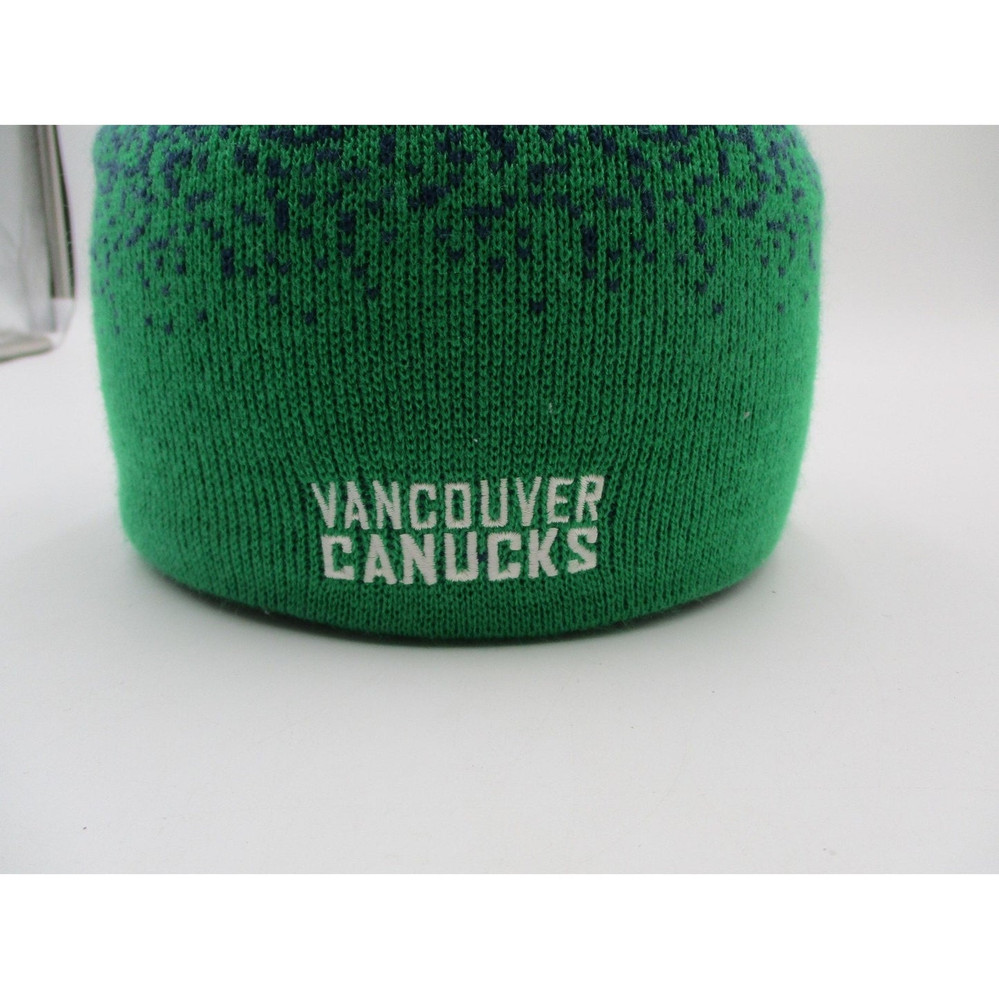 Vancouver Canucks Hat Cap Knit Beanie Mens One Size Green Nhl Hockey Reebok 1