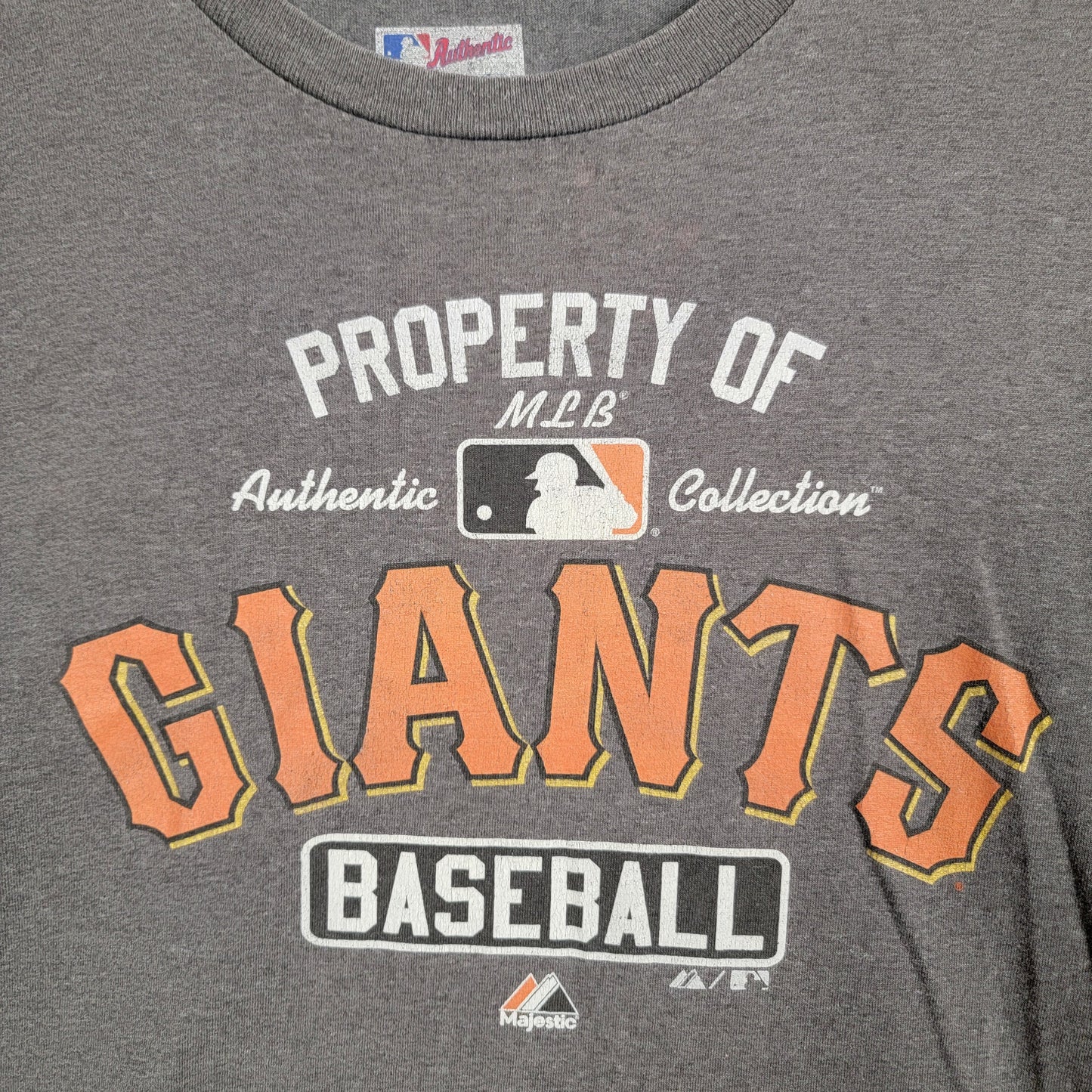 Majestic MLB Authentic Collection San Francisco Giants Tee Used XL Baseball2