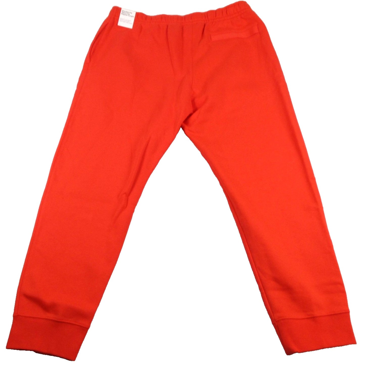 Nike Sportswear Club Fleece Pants Mens 2XL Red Joggers Sweatpants Taper Leg 1245 NWT