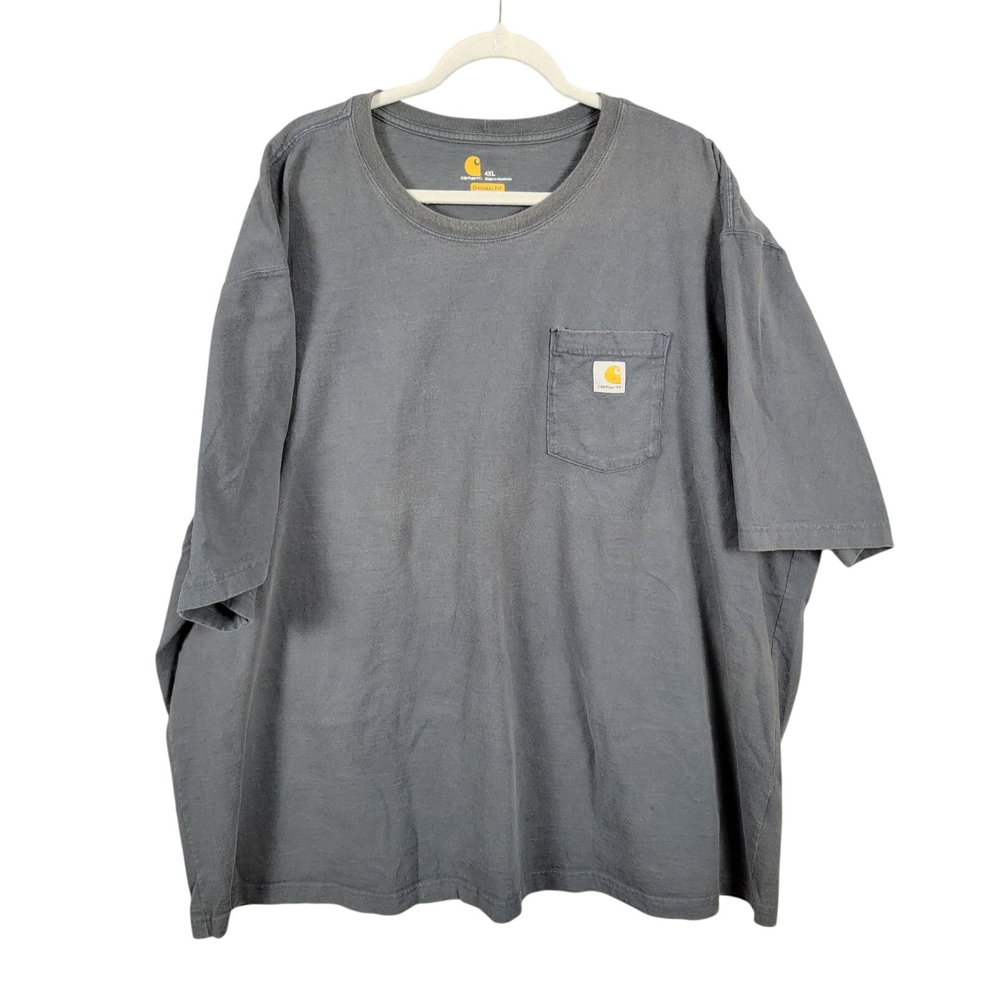 Carhartt K87 BLS Pocket T Shirt Mens 4XL Gray Original Fit Workwear0