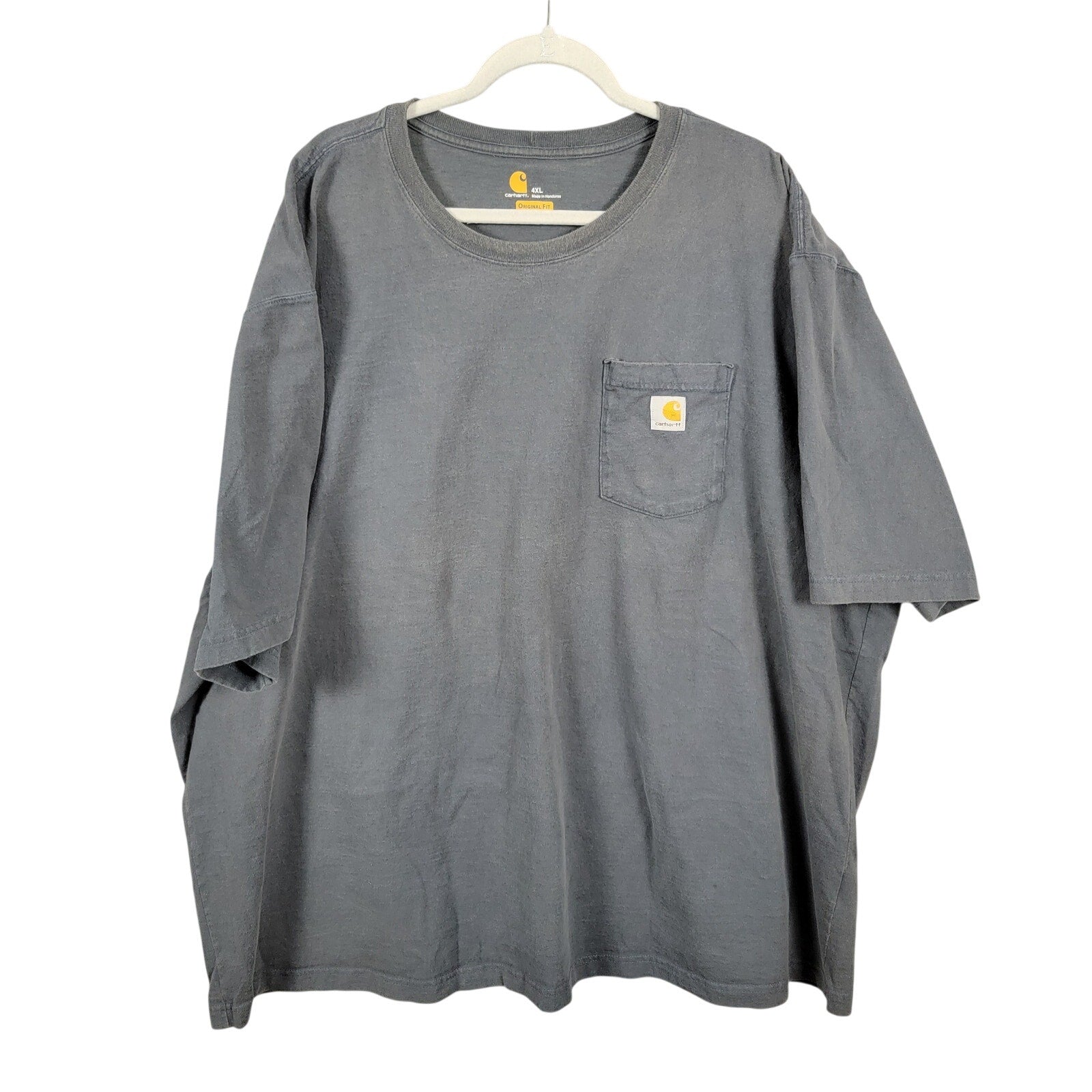 Carhartt K87 BLS Pocket T Shirt Mens 4XL Gray Original Fit Workwear0