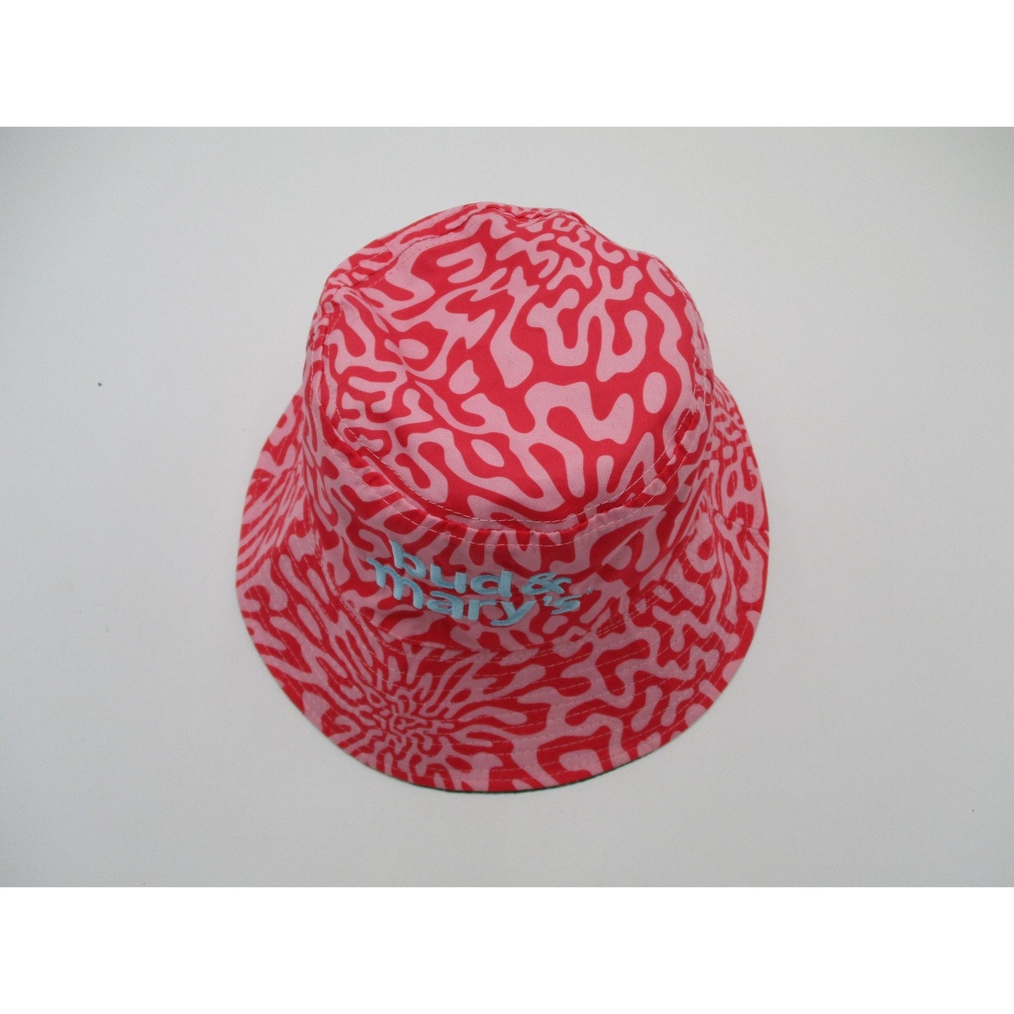 Bud Marys Dispensary Hat Cap Bucket Pink Geometric Embroidered Mens Osfm