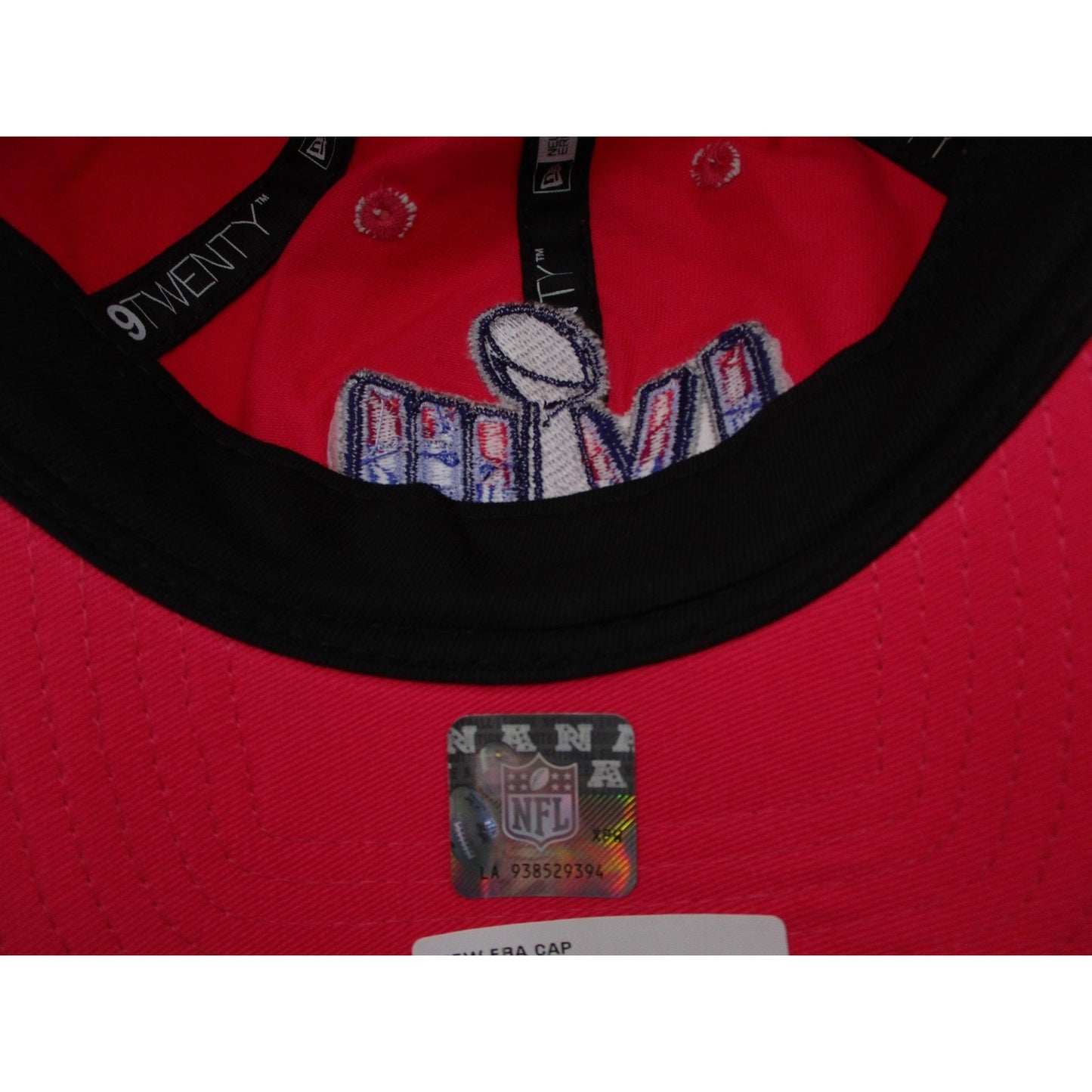 Super Bowl Lvi Hat Cap Strap Back One Size Mens Red Nfl Football New Era Nwt
