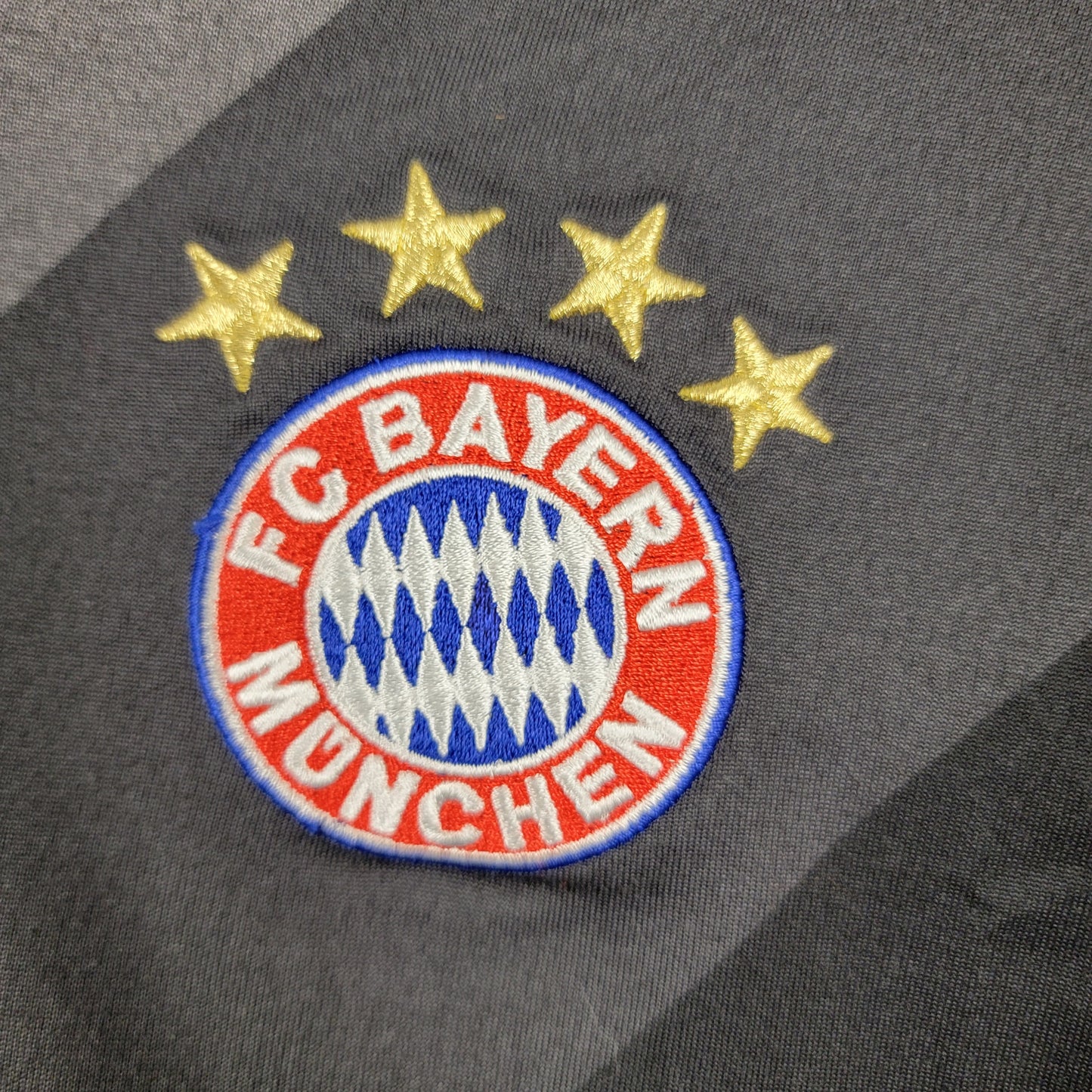Adidas FC Bayern Munchen Jersey Youth L 13-14Y Gray Climacool Soccer Shirt #85