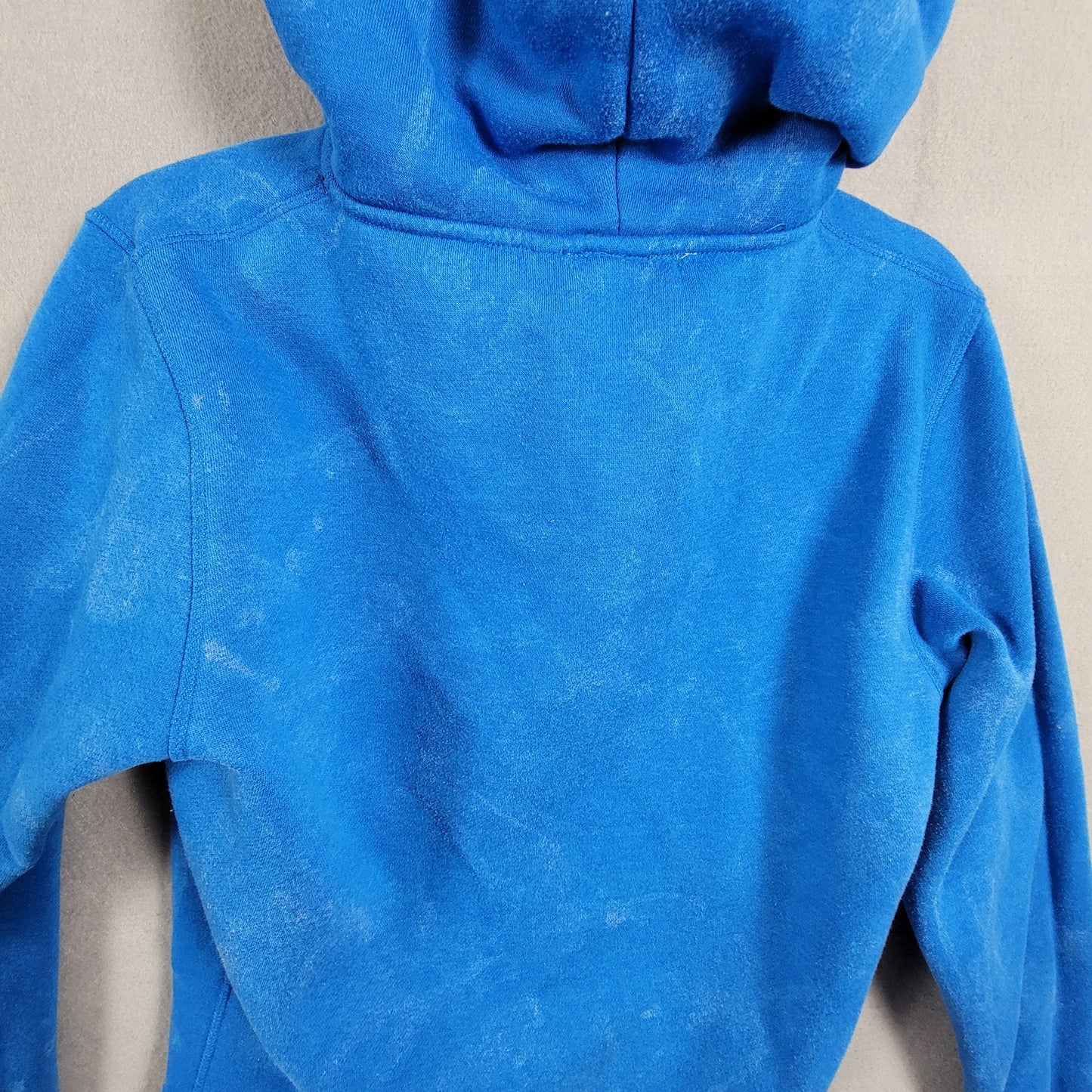 Nike Just Do It Swoosh All Over Print Hoodie Mens Medium Blue Preowned 313