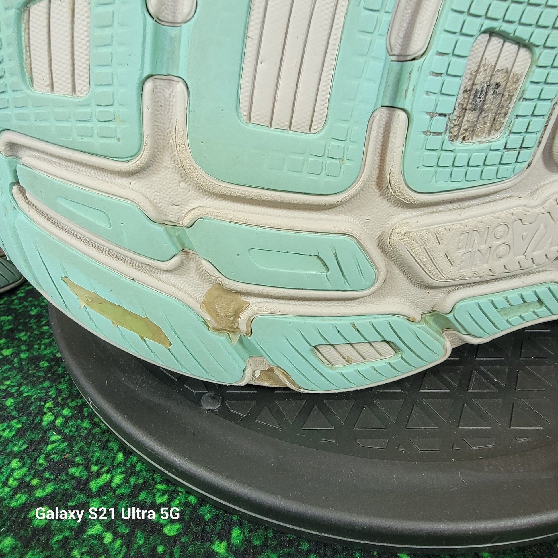 Hoka One One Bondi 7 Real Teal RTOS Mens 11 Used 1110518 *Outsole Flaw Read*8