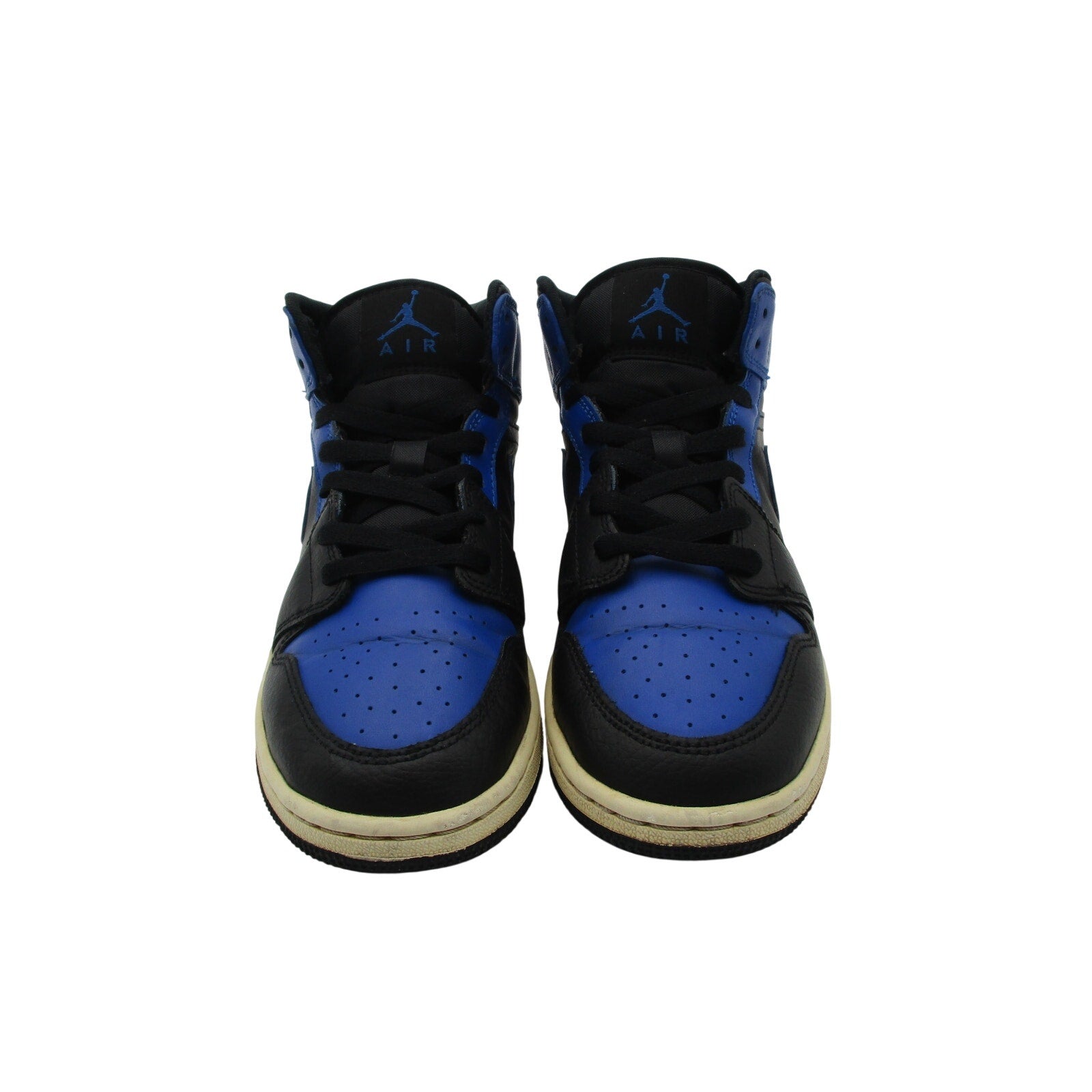 Air Jordan 1 Mid Hyper Royal GS 5Y Womens 6.5 Preowned 554725-0774
