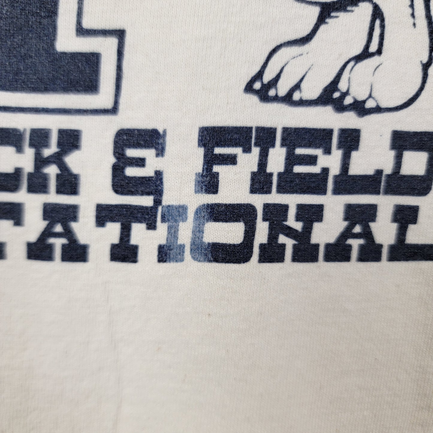 Yale Track Field Invitational 2015 T Shirt Mens S White Anvil Preowned8