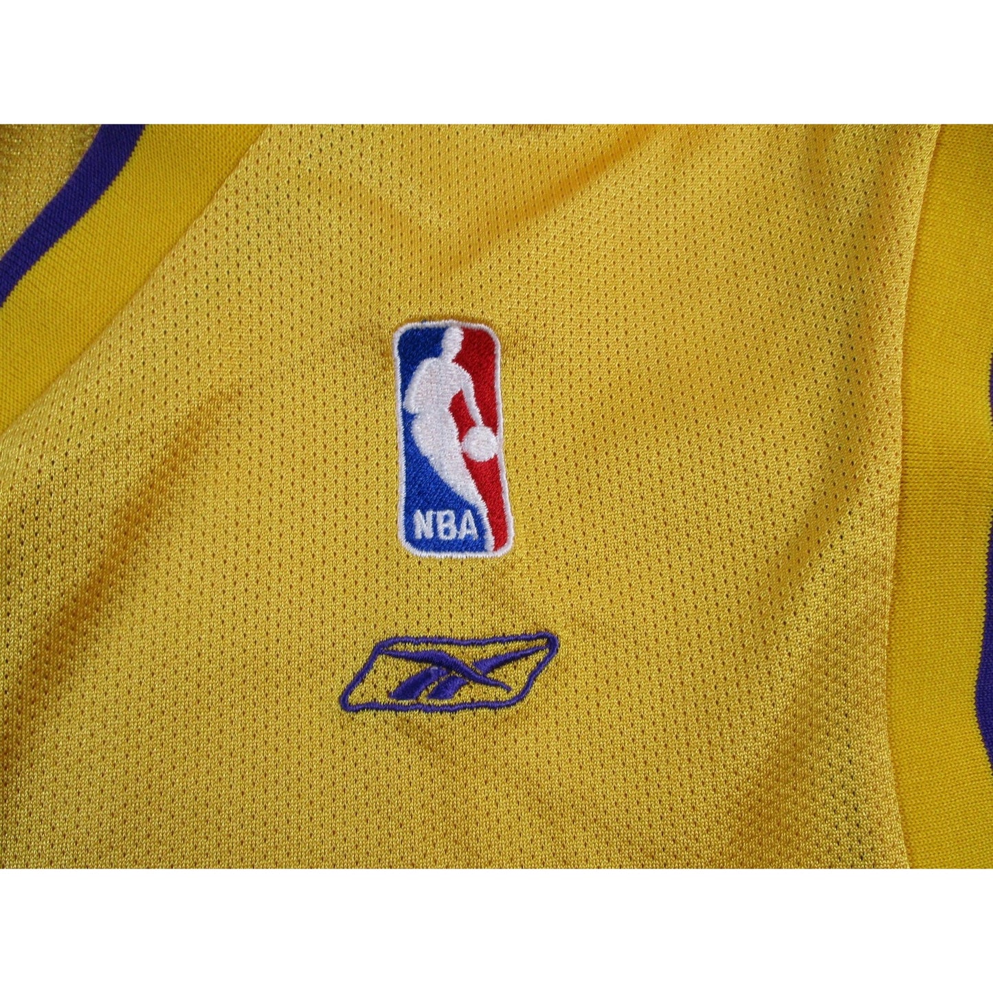 Los Angeles Lakers Jersey Mens Medium Gold Nba Shaquille Oneal 34 Reebok 1697