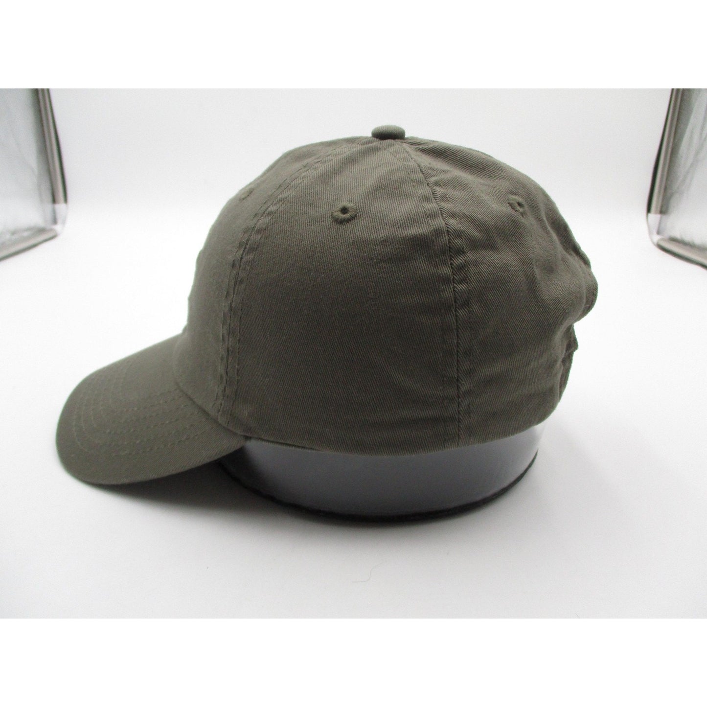 Kick Back Hat Cap Strap Back Mens One Size Green Embroidered Dad Baseball Twill
