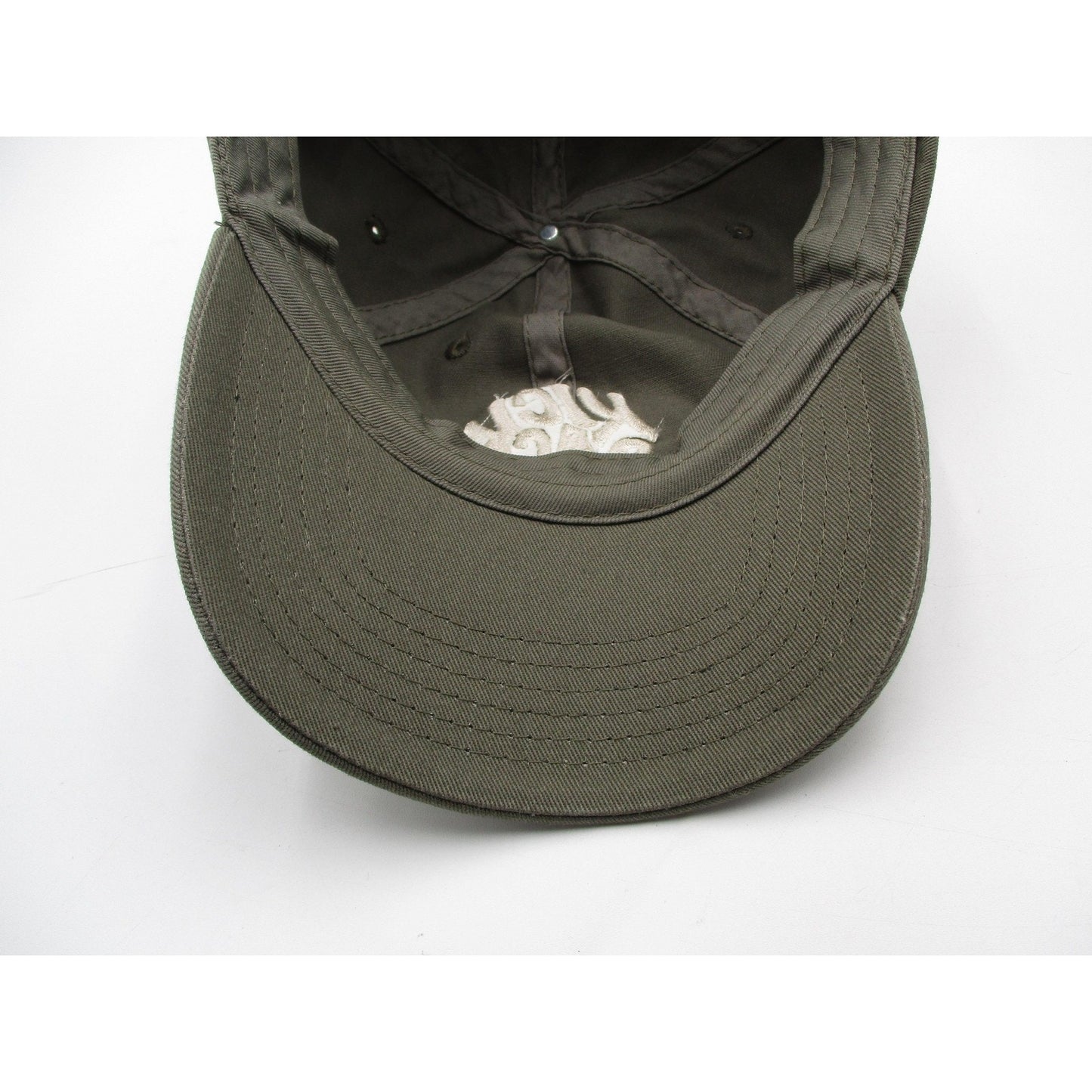 Kick Back Hat Cap Strap Back Mens One Size Green Embroidered Dad Baseball Twill