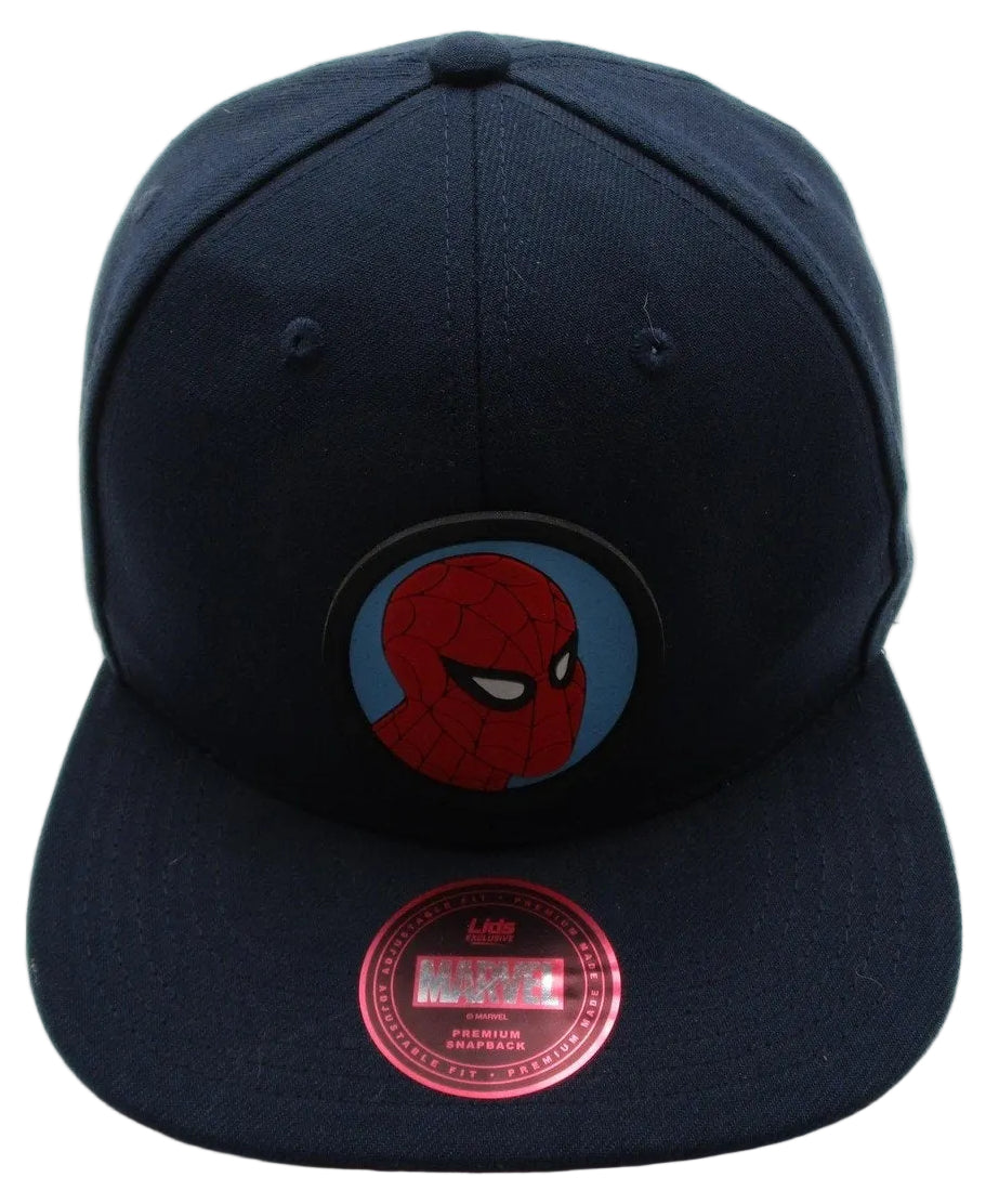 Marvel Spider Man Hat Cap Snap Back Mens One Size Blue Lids Exclusive Comics