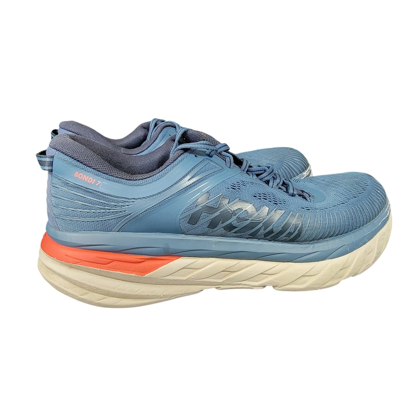 Hoka One One Bondi 7 Real Teal RTOS Mens 11 Used 1110518 *Outsole Flaw Read*3