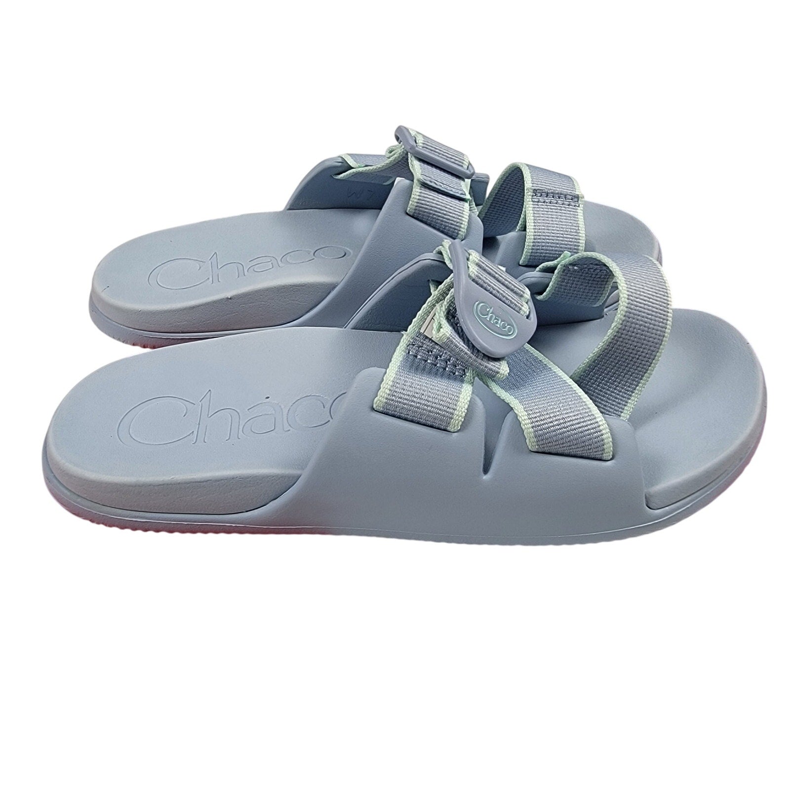 Chaco Chillos Slides Blue Mens Sz 7 (85) NWT1