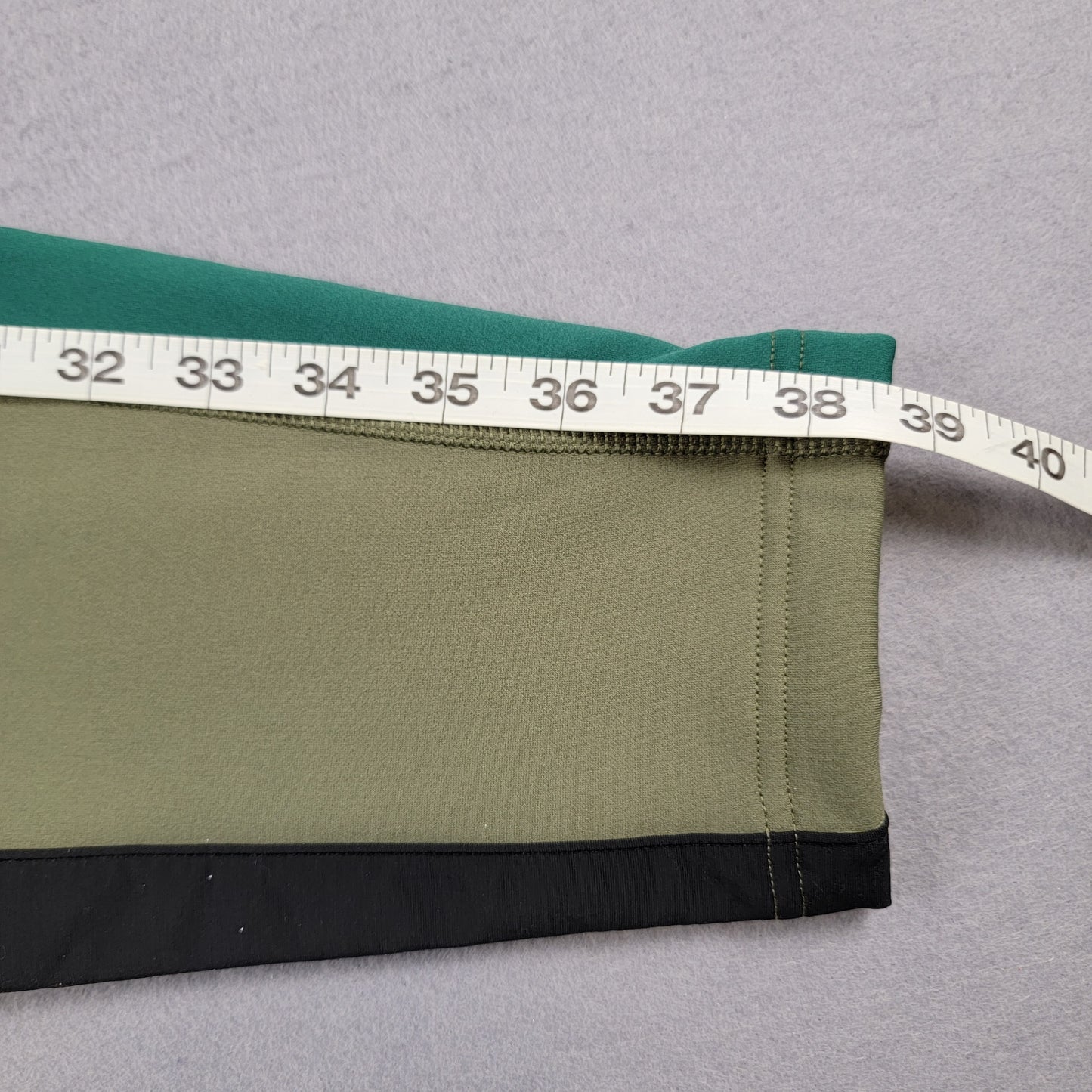 The North Face Steep Tech Womens Tights XL Green Teal Black Colorblock NWOT12