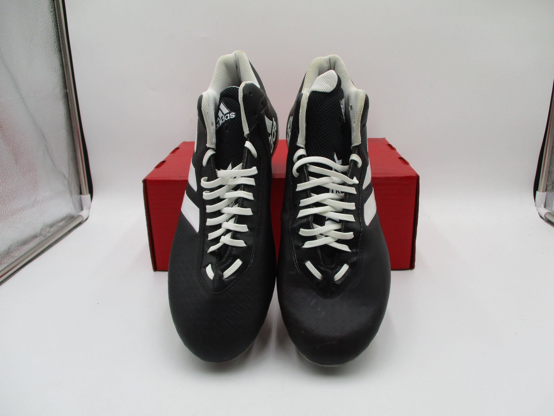 Adidas Freak Mid 20 Football Cleat Black White FZ4170 Mens Size 15 Used 1G54