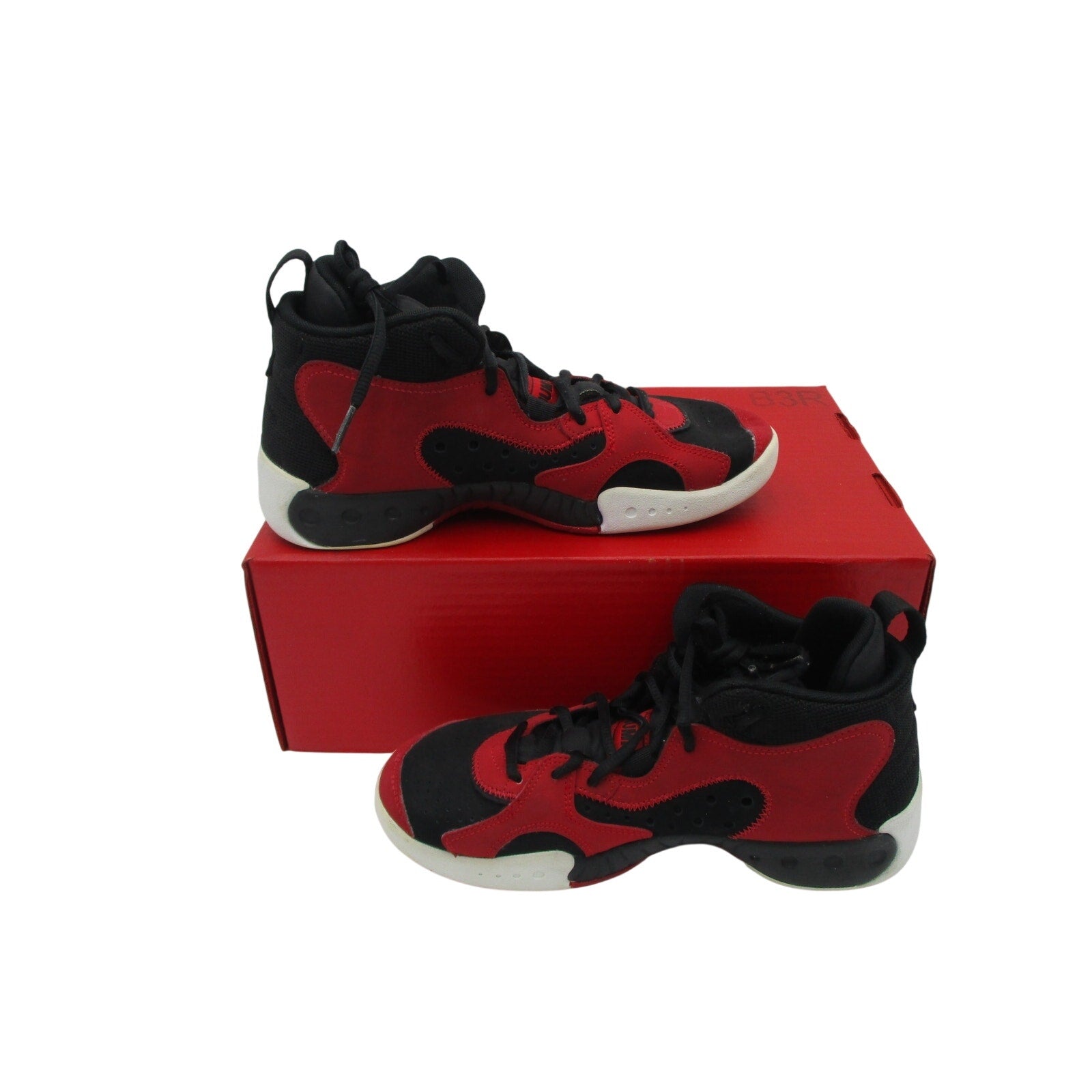 Jordan Pro Strong Bred GS 6Y Black Red CQ9439 Preowned No Box3