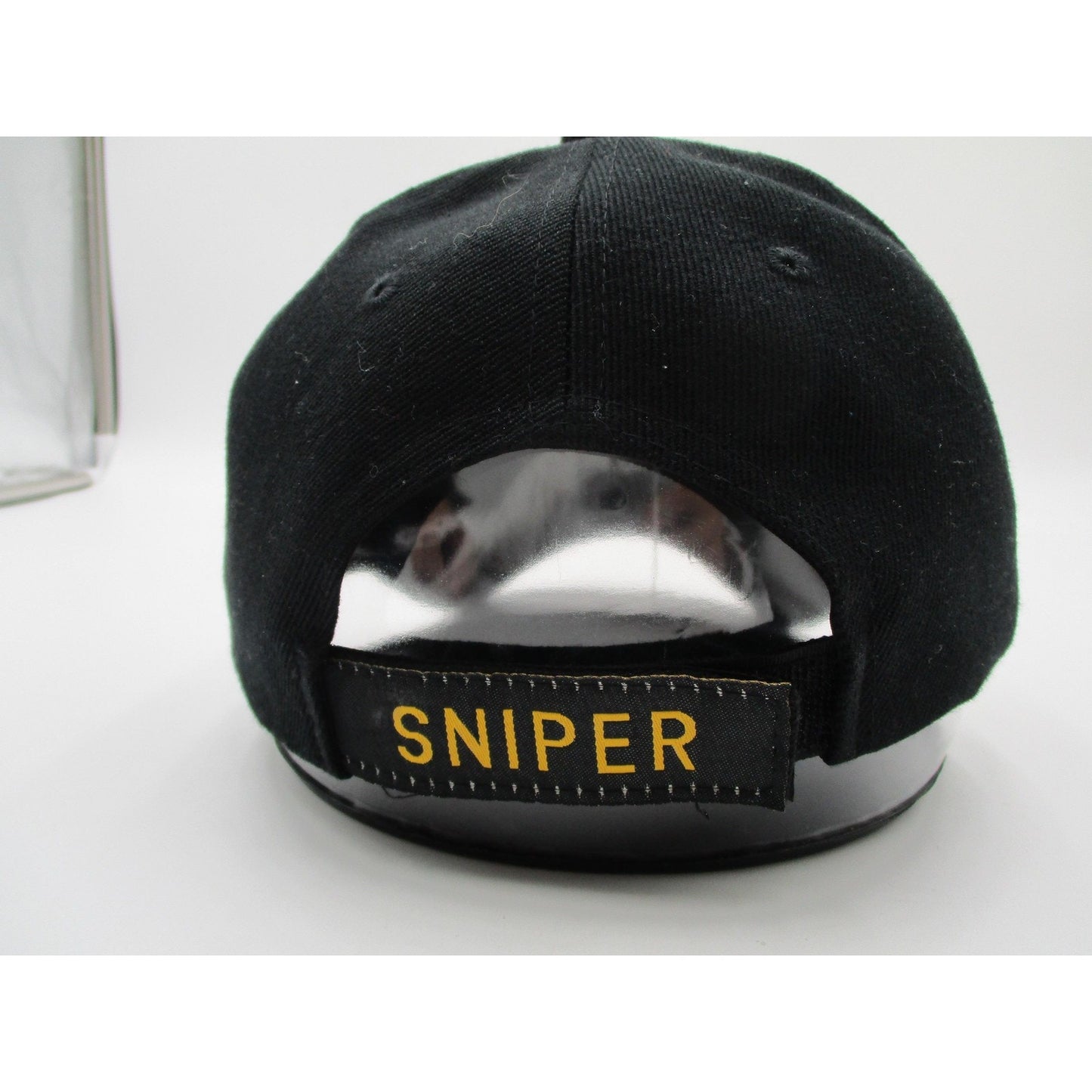 U S Warriors Hat Cap Strap Back Mens One Size Black Sniper One Shot Kill Army