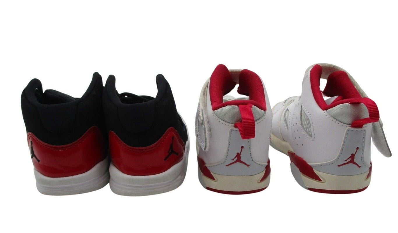 Jordan Max Aura & Flight Club 91 TD Toddler 8C Bundle Preowned Bred1