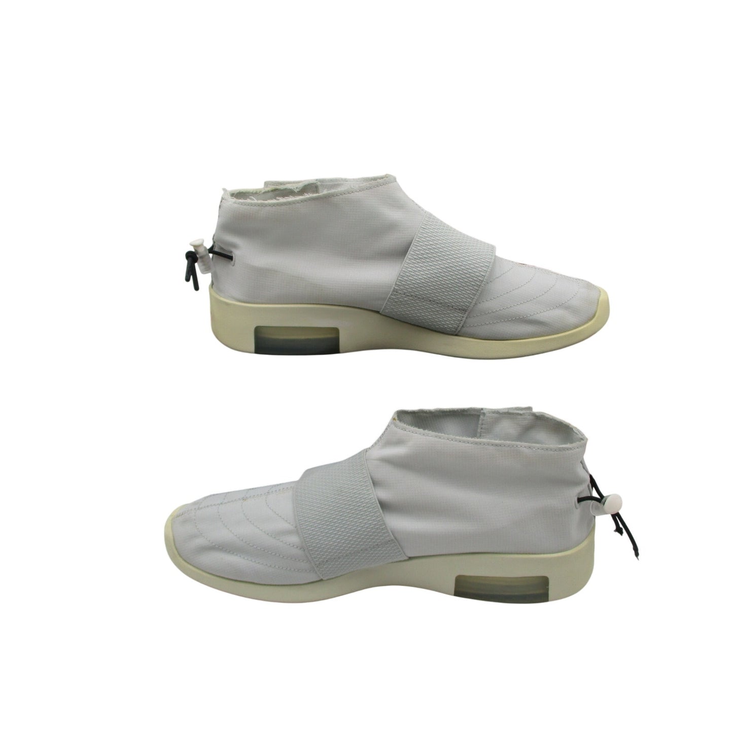 Nike Air Fear of God Moccasin AT8086-001 Pure Platinum Men's 12 Used 1J33