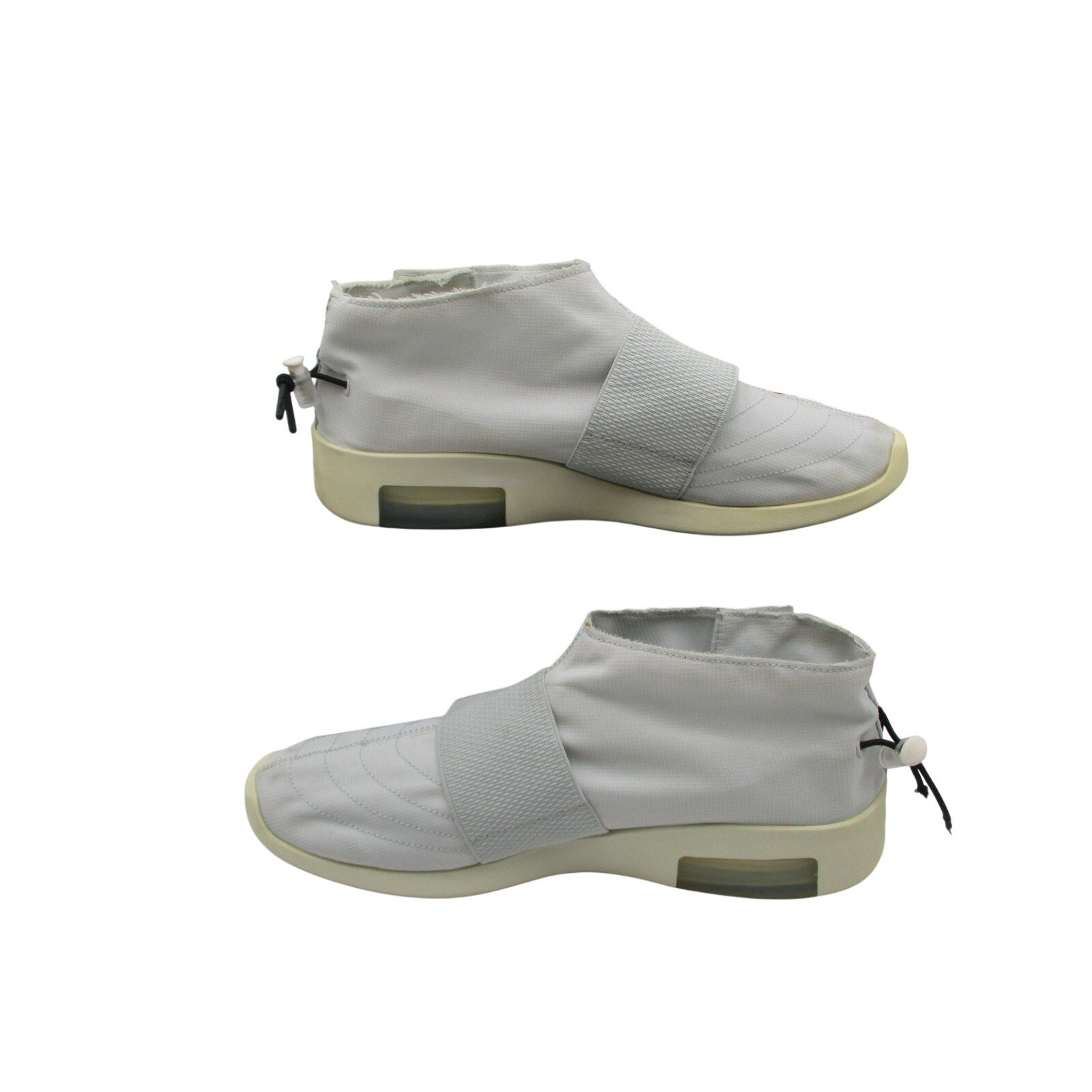 Nike Air Fear of God Moccasin AT8086-001 Pure Platinum Men's 12 Used 1J33