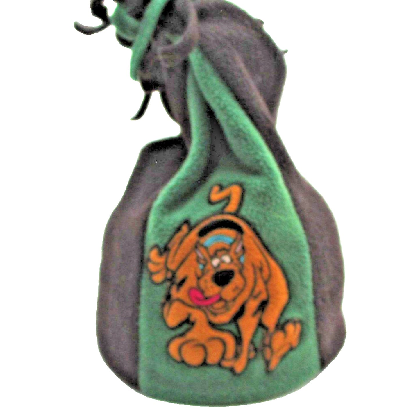 Scooby Doo Hat Beanie Boys One Size Green Fleece Winter Embroidered Cartoon