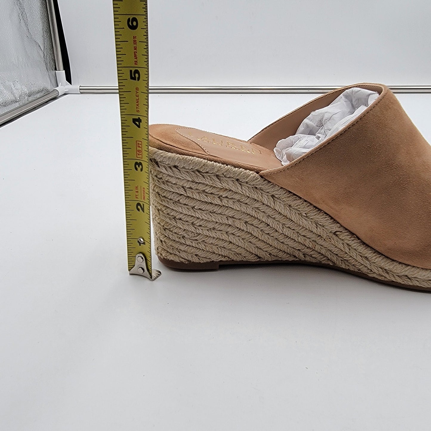 Ralph Lauren Pennie Slip On Wedge Sz 9 new