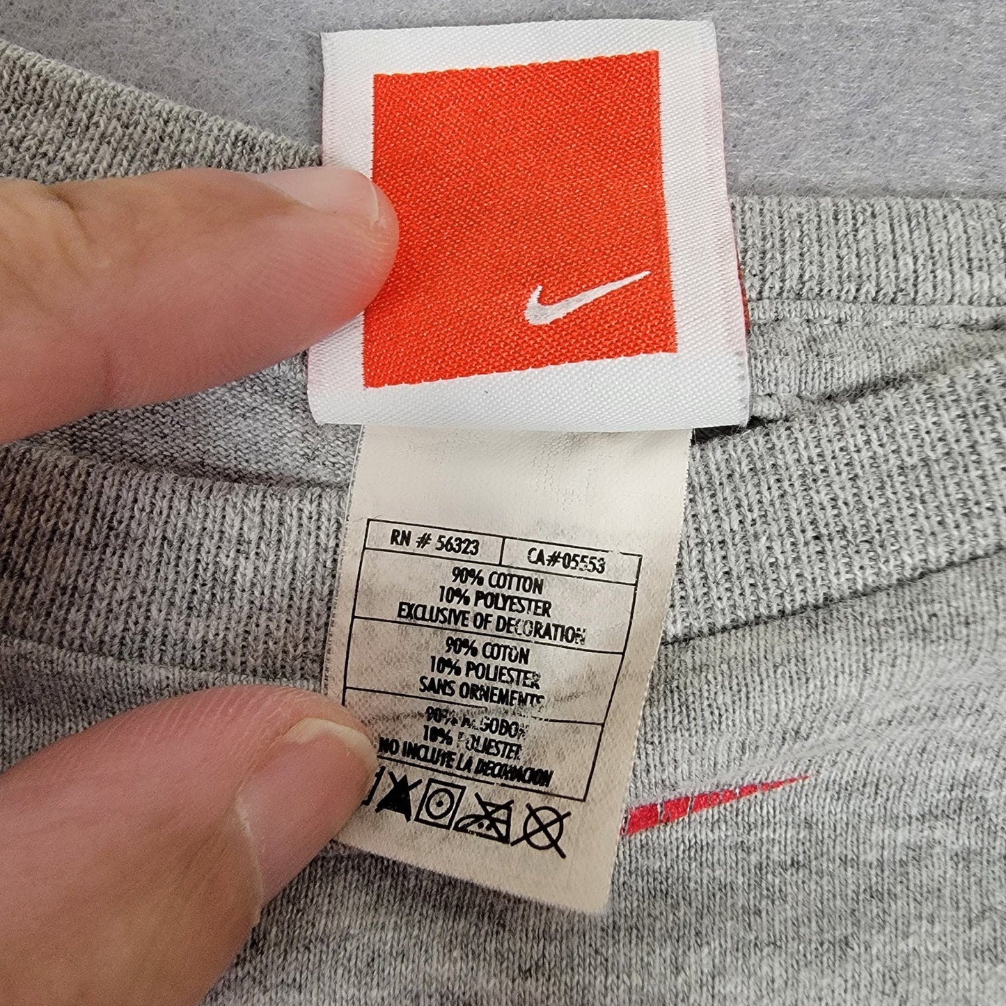 Nike Team Boston Red Sox T-Shirt Youth Size L (12-14) Gray