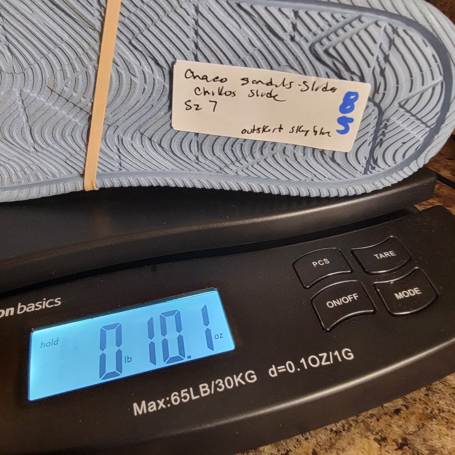 Chaco Chillos Slides Blue Mens Sz 7 (85) NWT8
