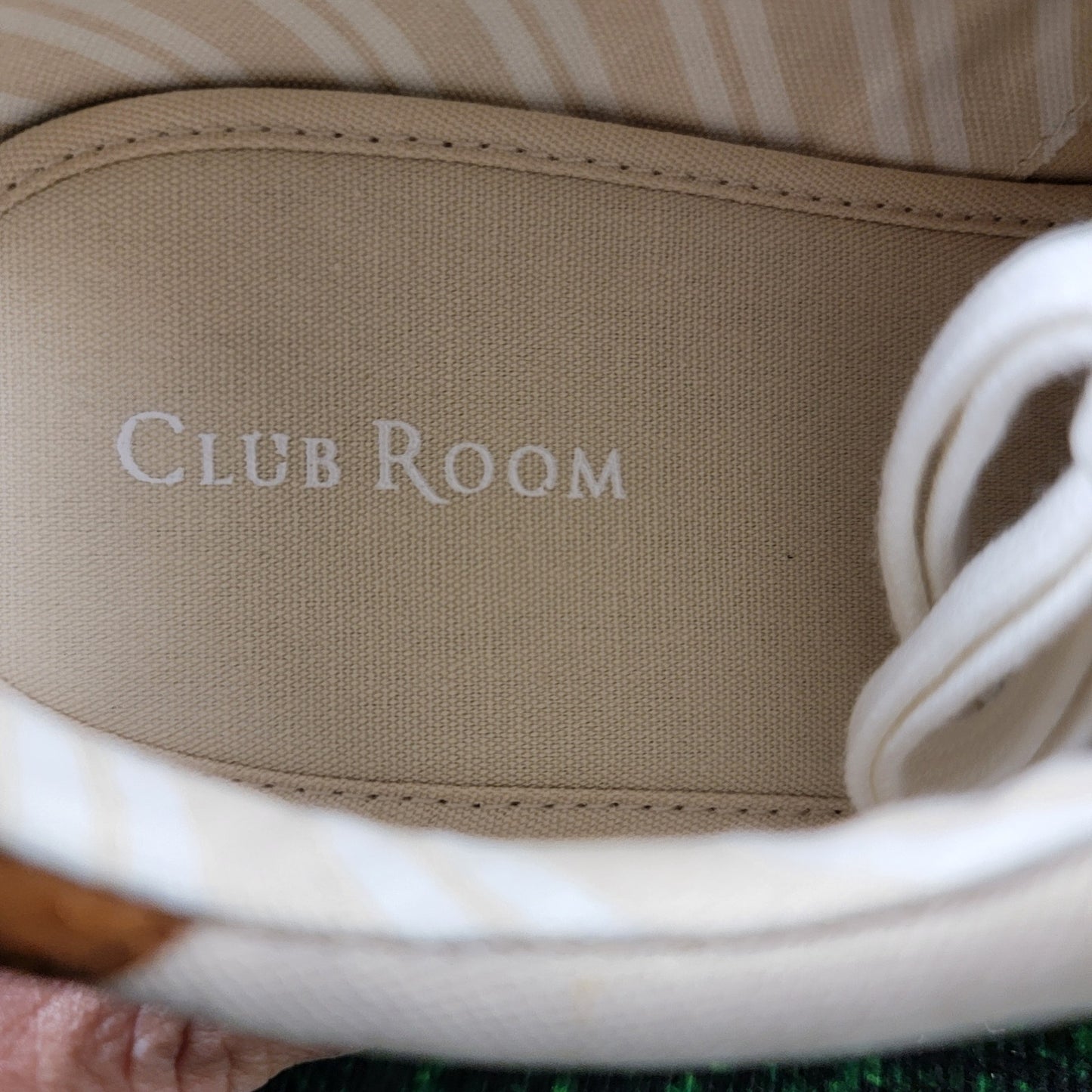 Club Room Cameron Tennis Shoe White Mens Sz 11.5 NIB
