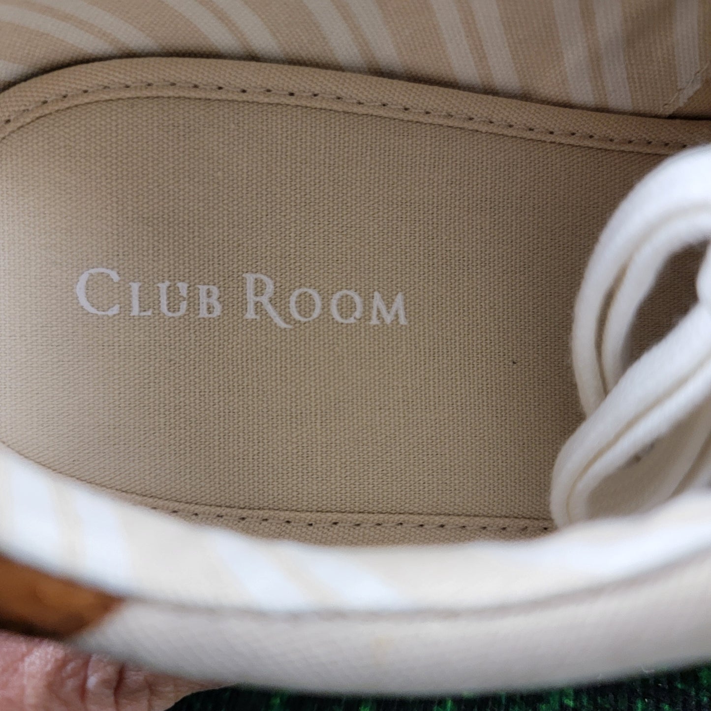 Club Room Cameron Tennis Shoe White Mens Sz 11.5 NIB5