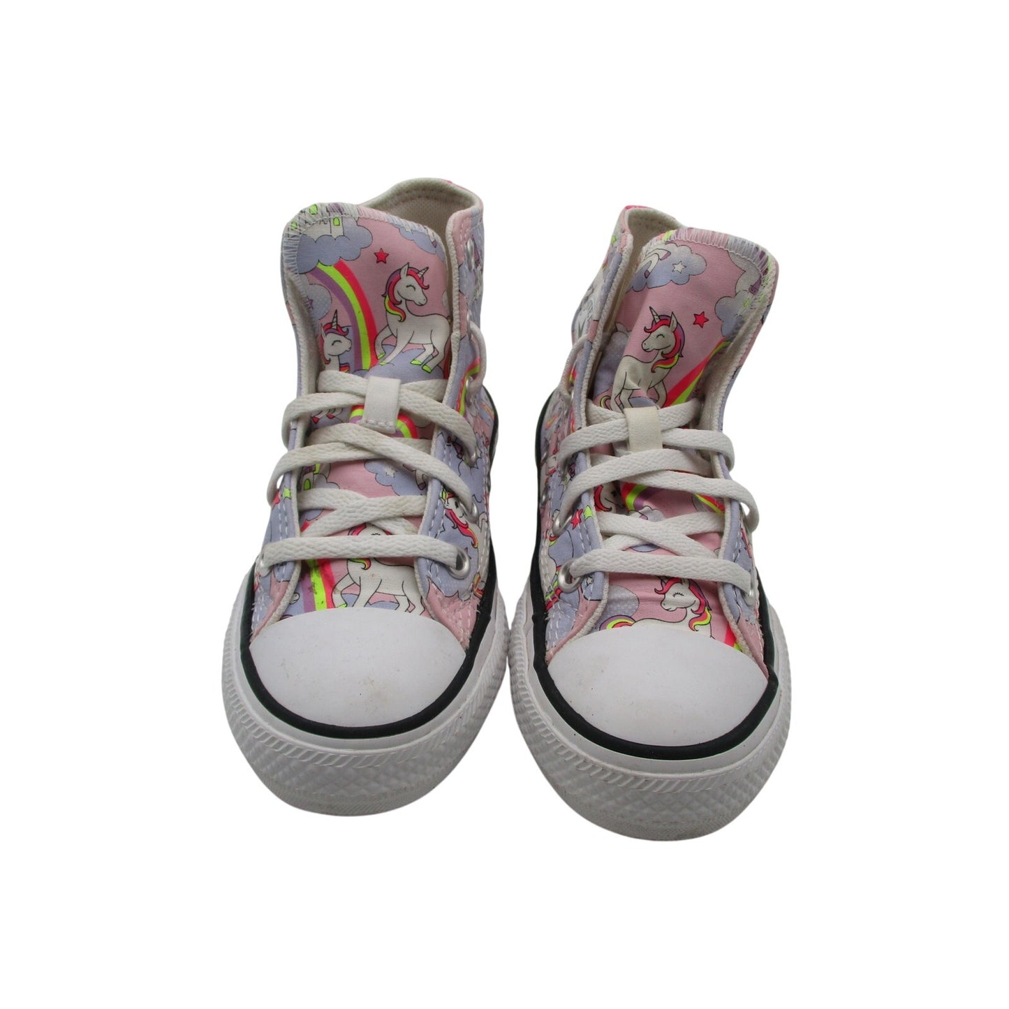Converse Chuck Taylor All Star High Neon Unicorn Junior 11.5 Preowned 669107F0