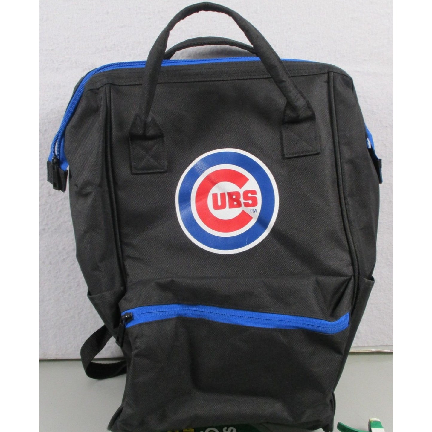 Chicago Cubs Backpack Mens One Size Black Mlb Baseball Foco Bookbag Fan Gear