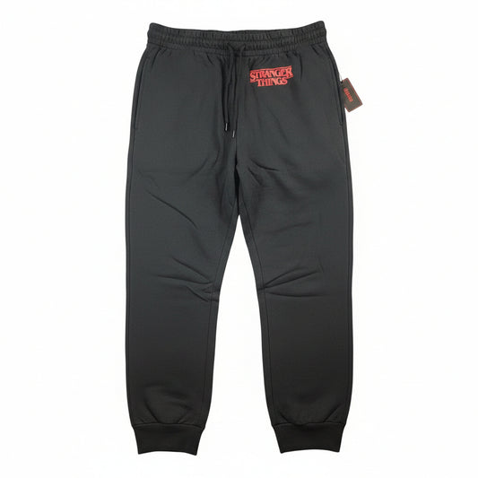 Stranger Things Netflix Official Merchandise Jogger Sweatpants 3X Black Red NWT0