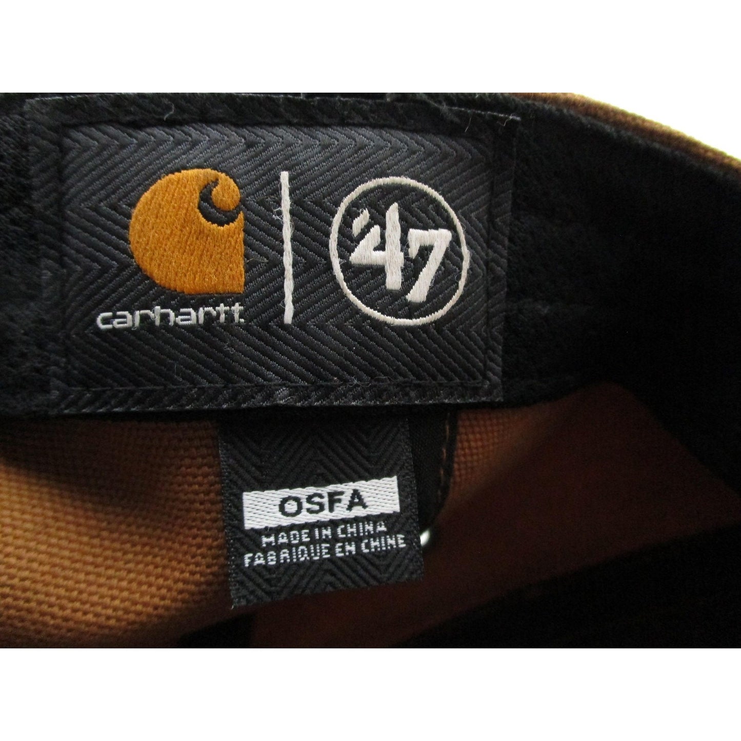 Pittsburgh Pirates 47 X Carhartt Hat Cap Strap Back One Size Brown Mlb Baseball
