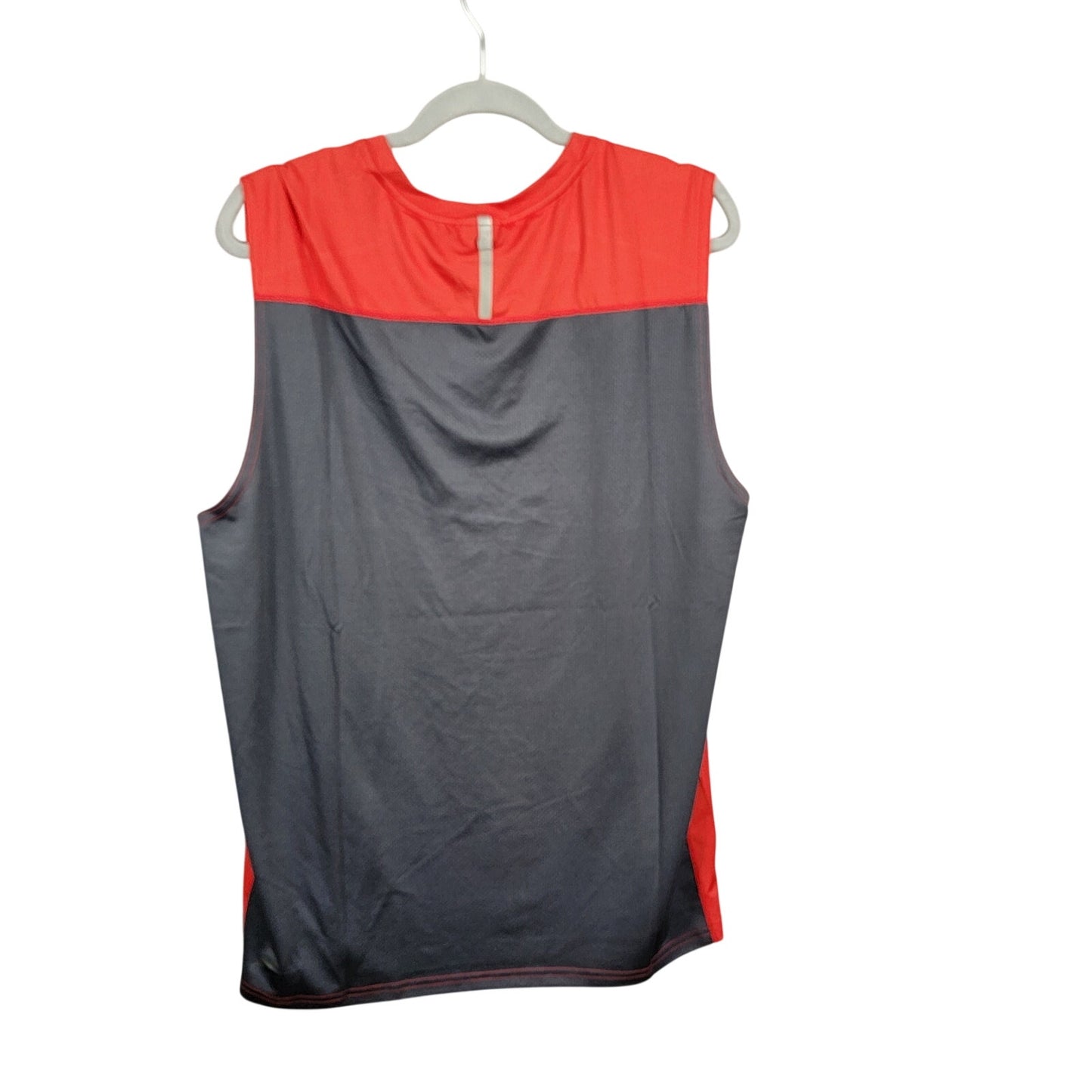 Fitwear Mens XL Red Gray Sleeveless Training Tank Top NWT1