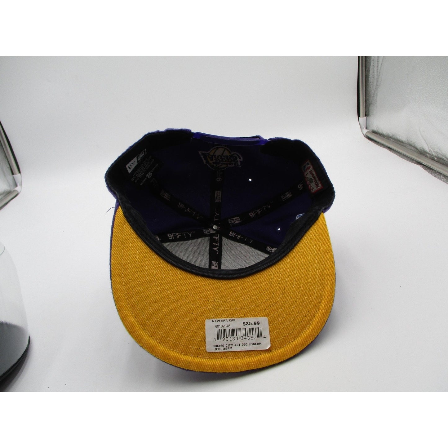 Los Angeles Lakers Hat Cap Snap Back One Size Purple Nba New Era James 23