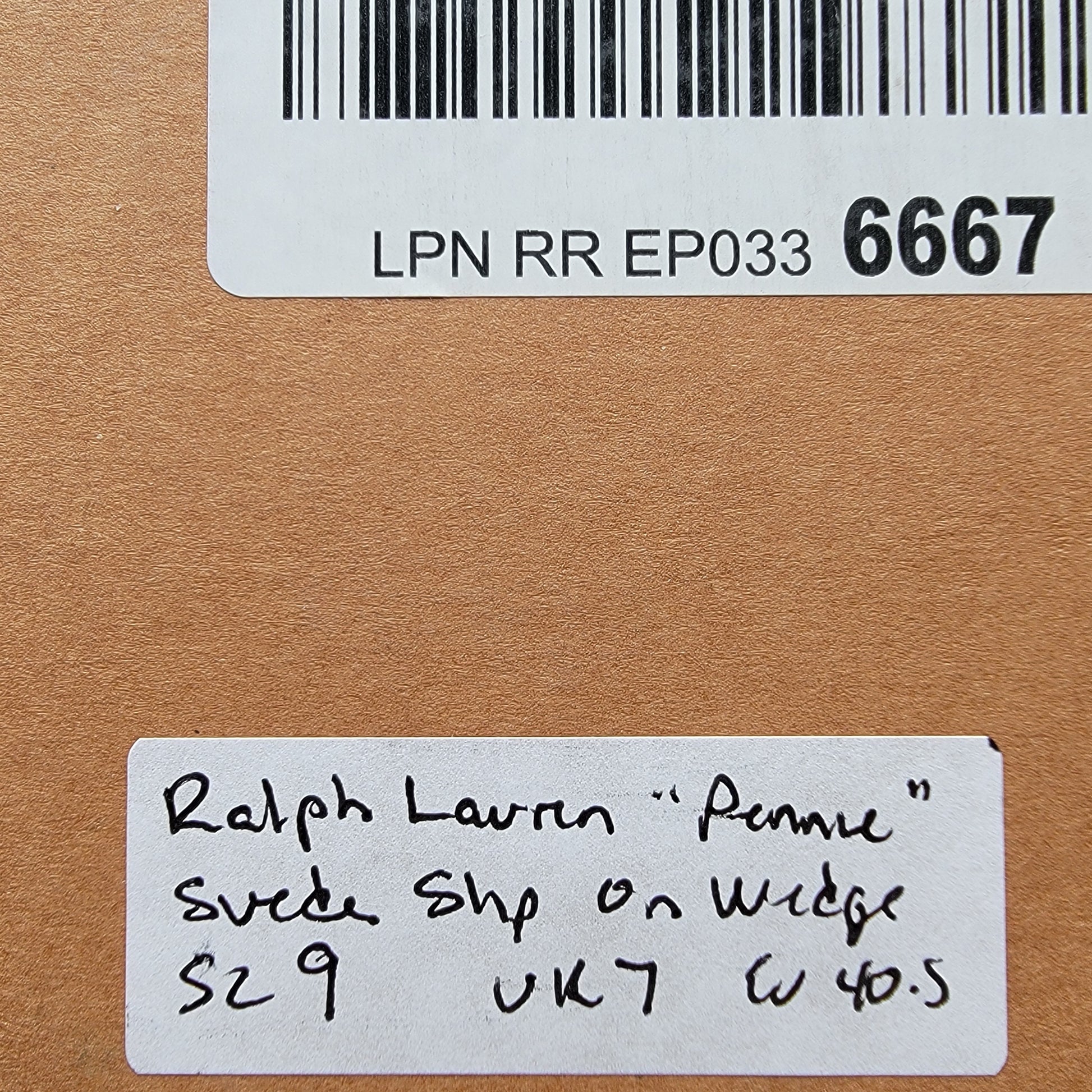 Ralph Lauren Pennie Slip On Wedge Sz 9 new10